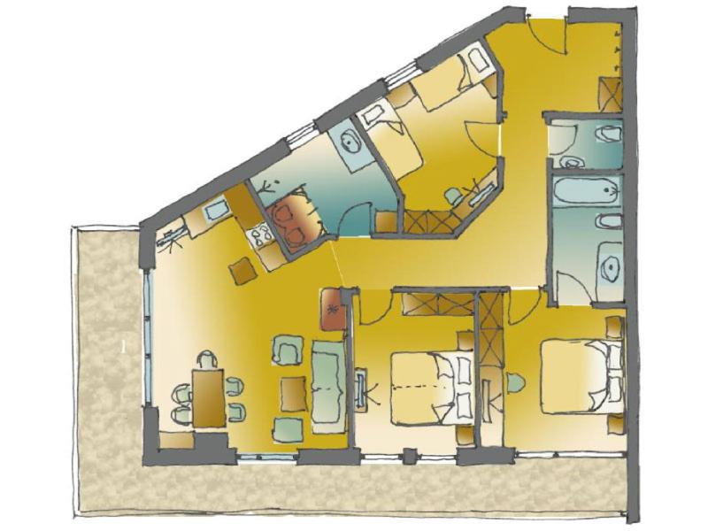 Three-Bedroom Apartment photo 2