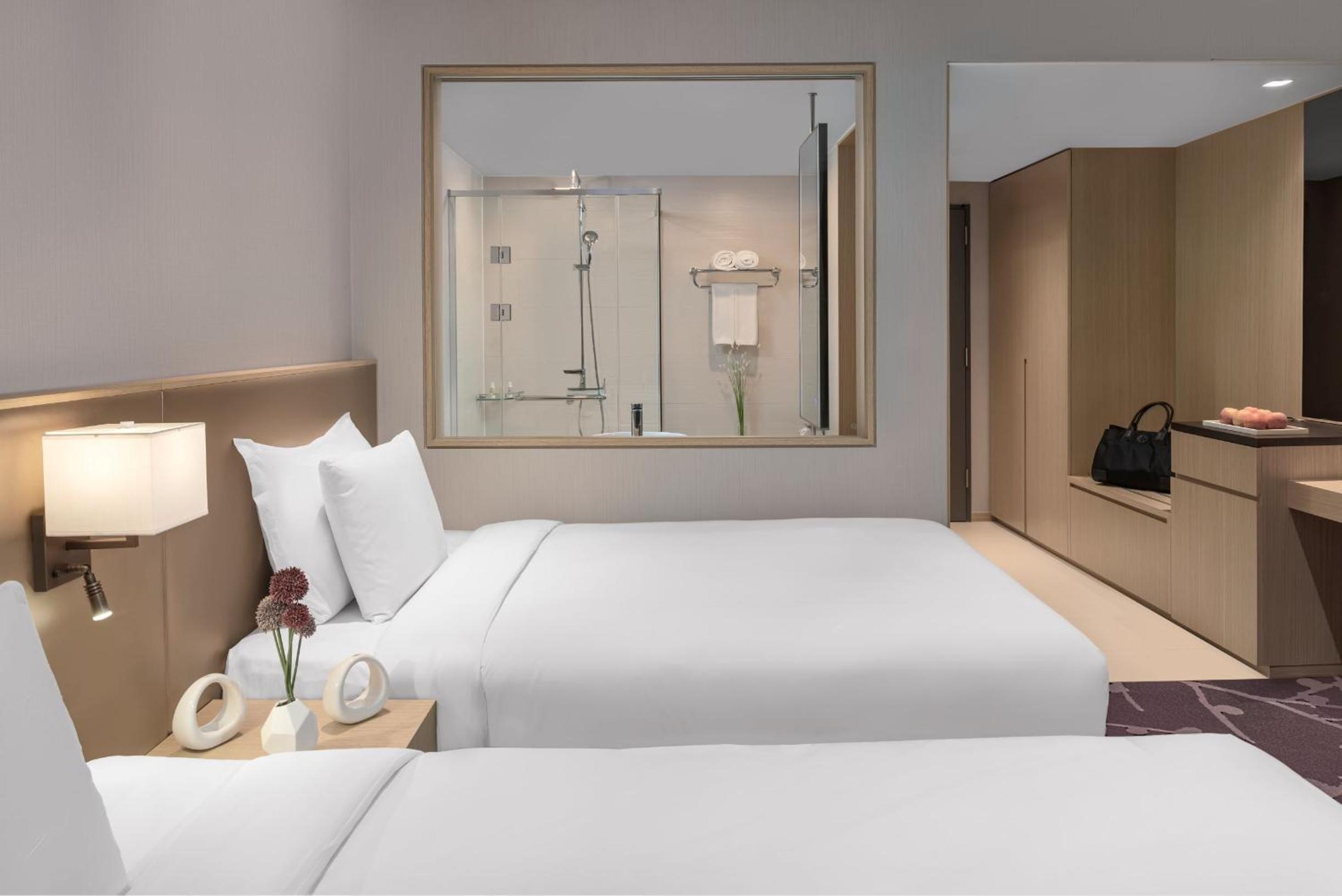 Deluxe Twin Room with City View - Photo 4
