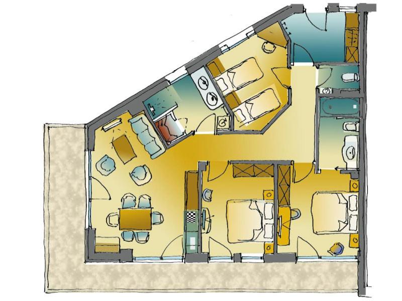 Three-Bedroom Apartment photo 2