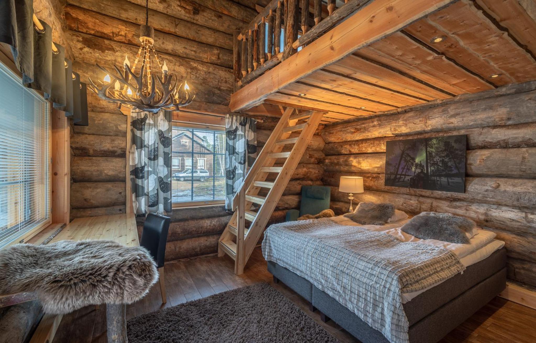 Log Suite with Loft and Sauna