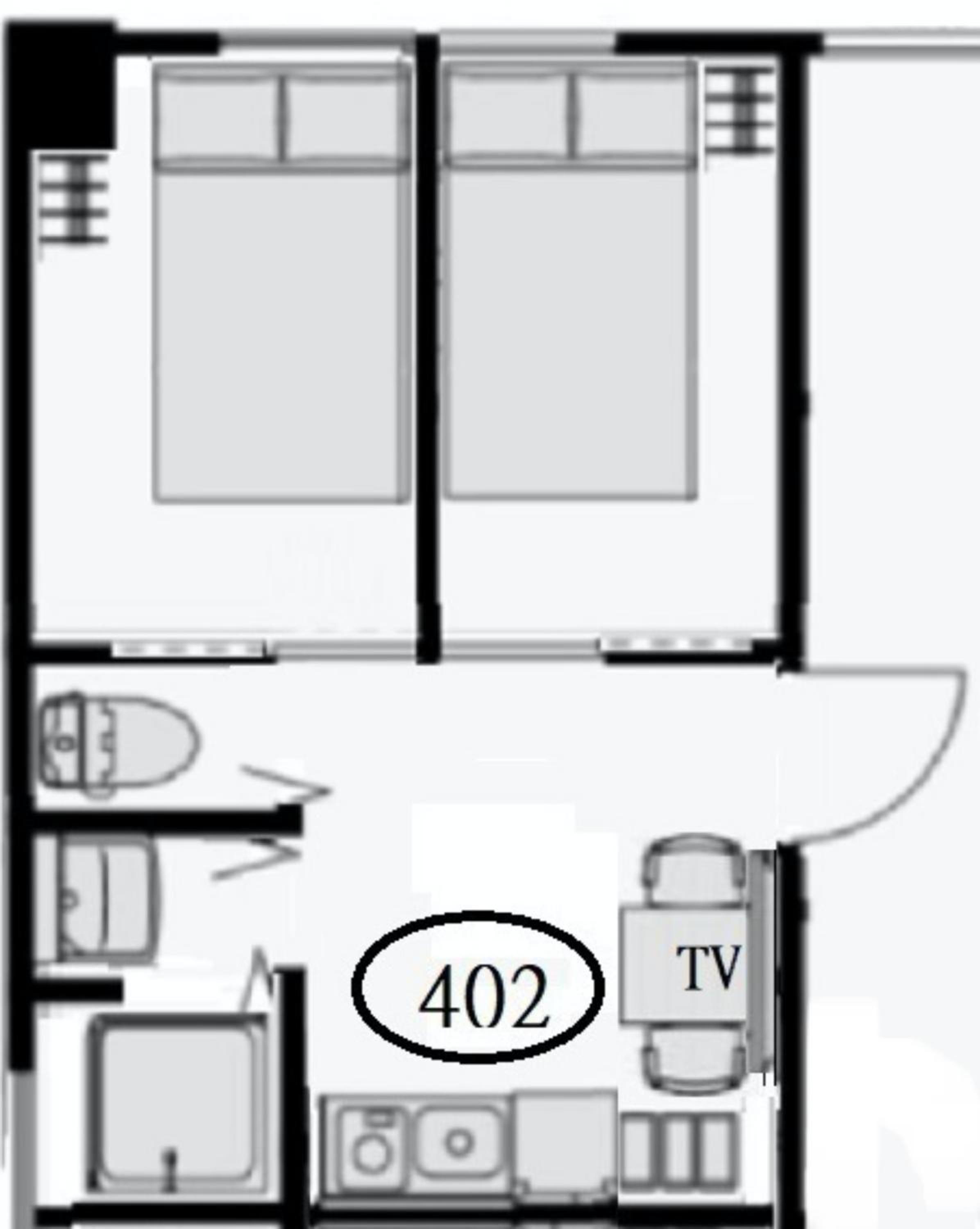 4F 402 Two-Bedroom Apartment