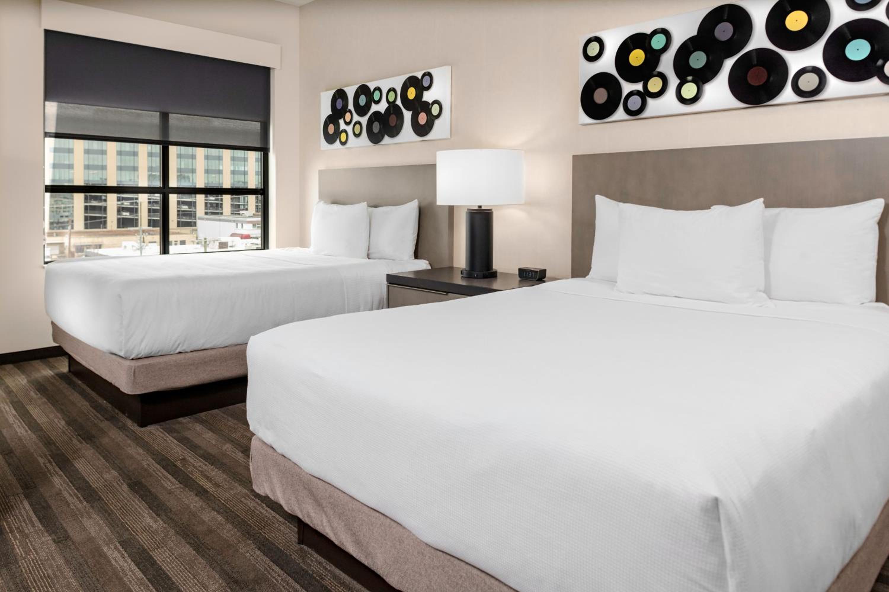 One Bedroom Kitchen Suite with Two Queen Beds and Sofa Bed at Hyatt House Nashville Downtown-Convention Center in Nashville