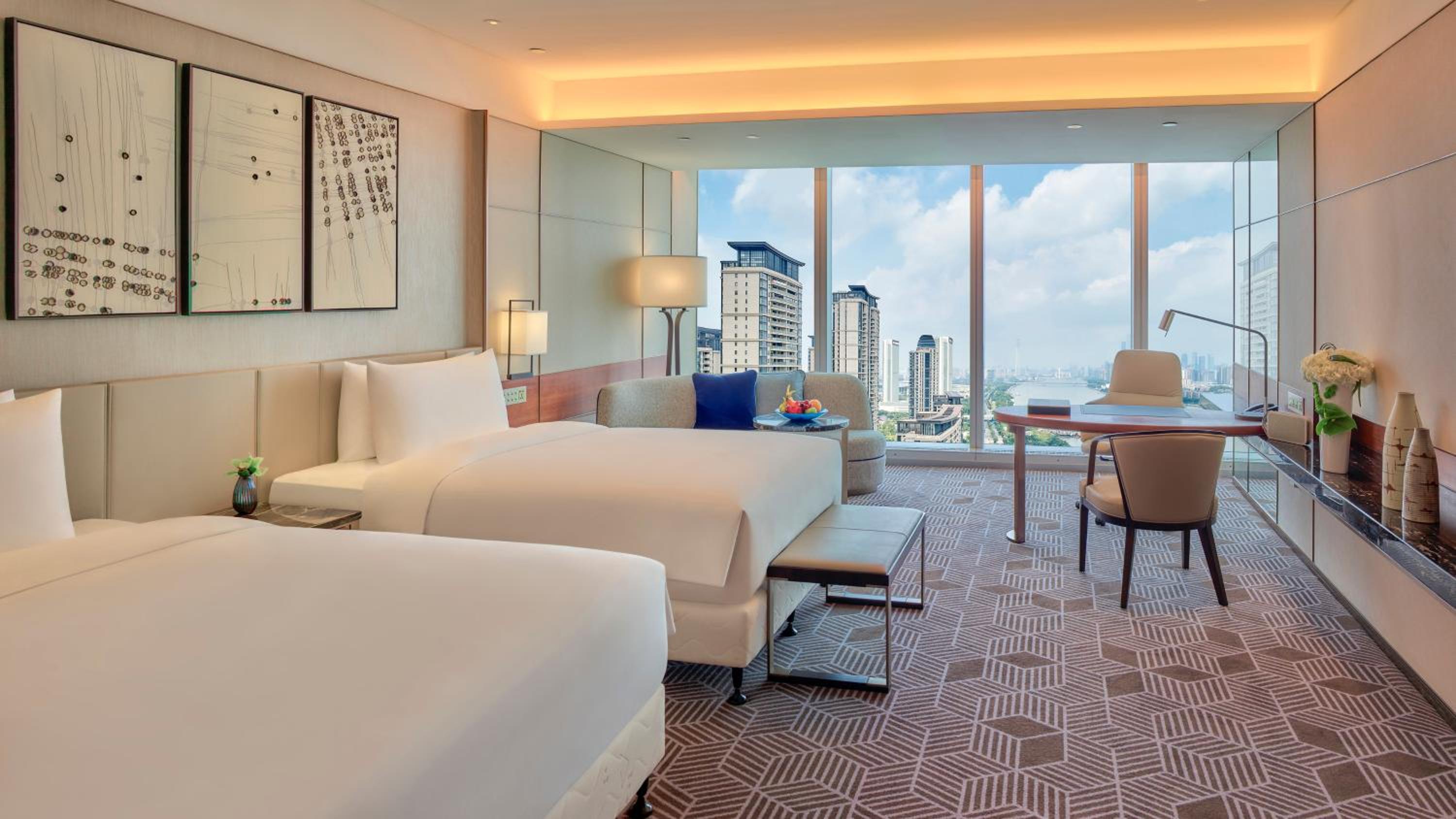 Premium Twin Room with Canton Tower View