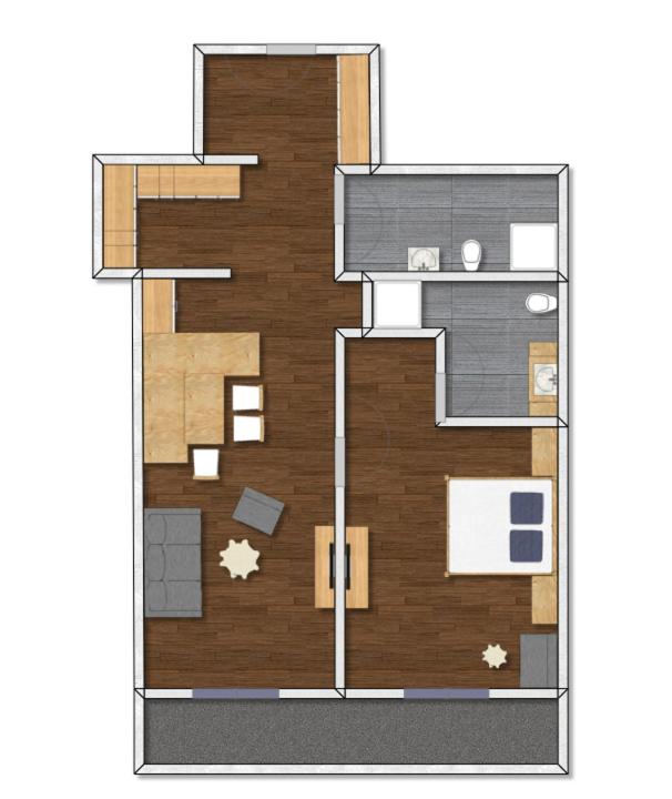 Comfort One-Bedroom Apartment with Balcony photo 3