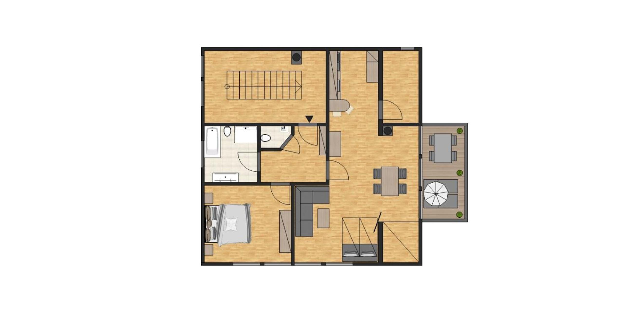 One-Bedroom Apartment photo 2