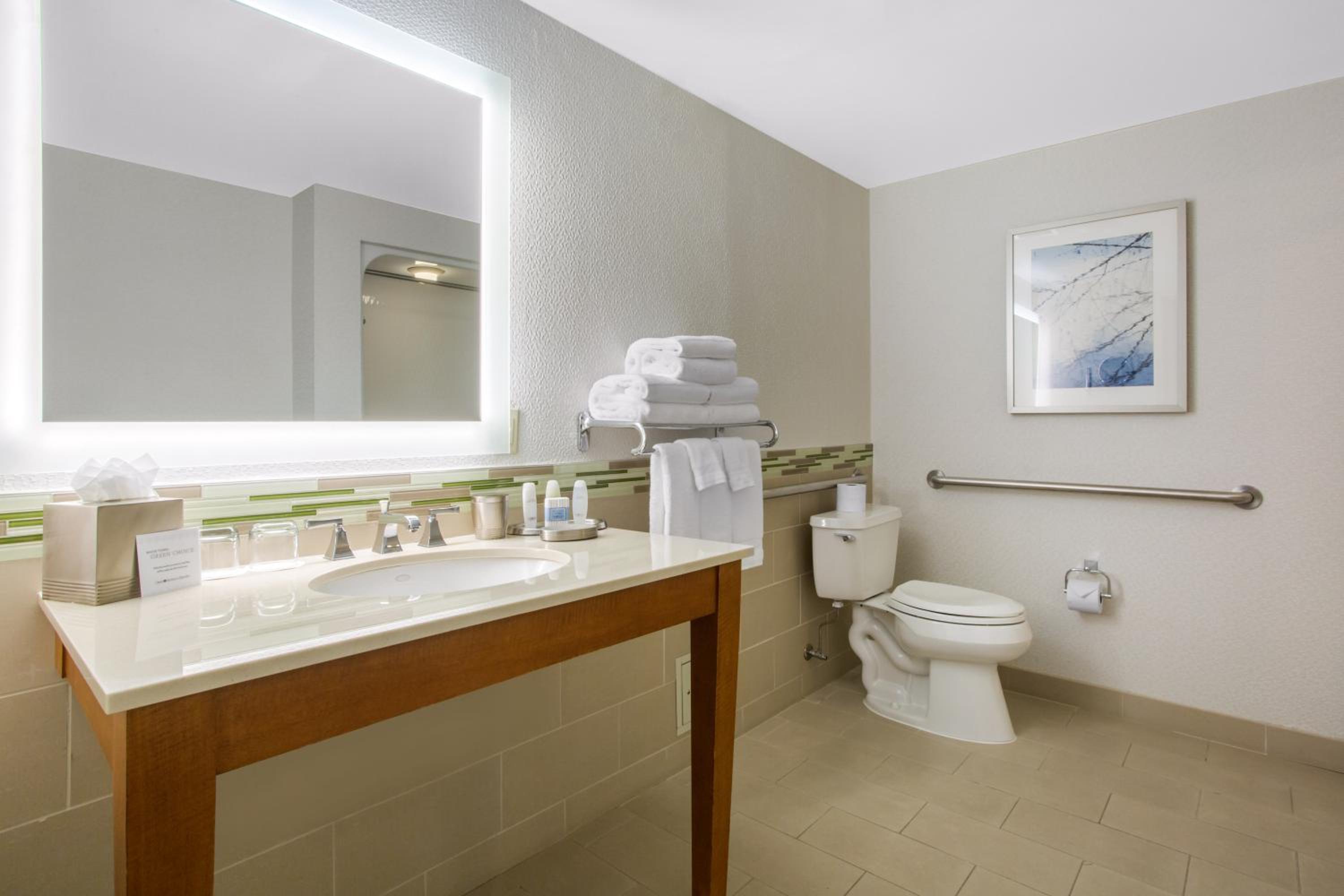 ADA Deluxe Room with 1 King Bed with Roll in Shower photo 2