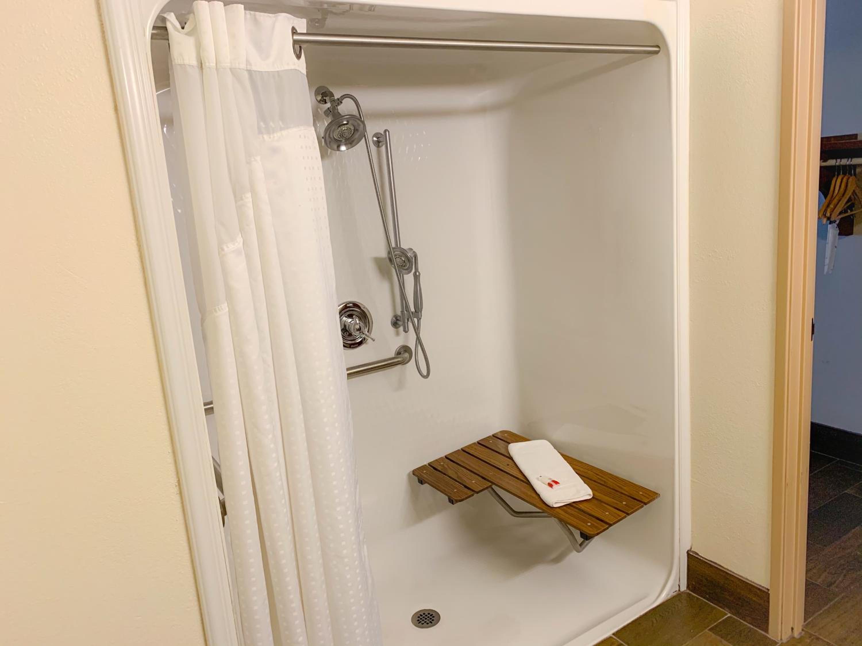 Queen Room with Roll-In Shower - Mobility Accessible/Non-Smoking - Photo 4