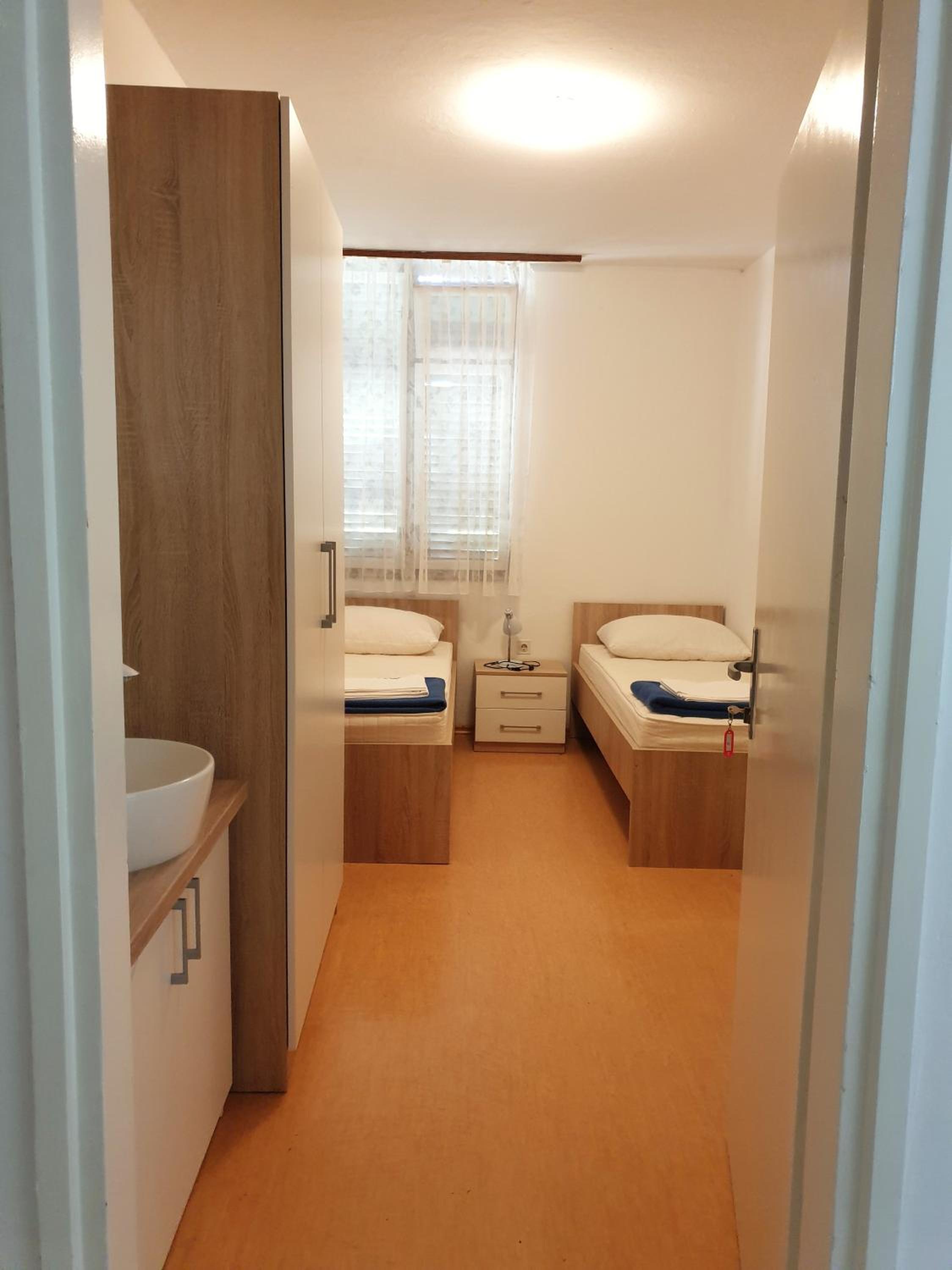 Twin Room With Shared Bathroom