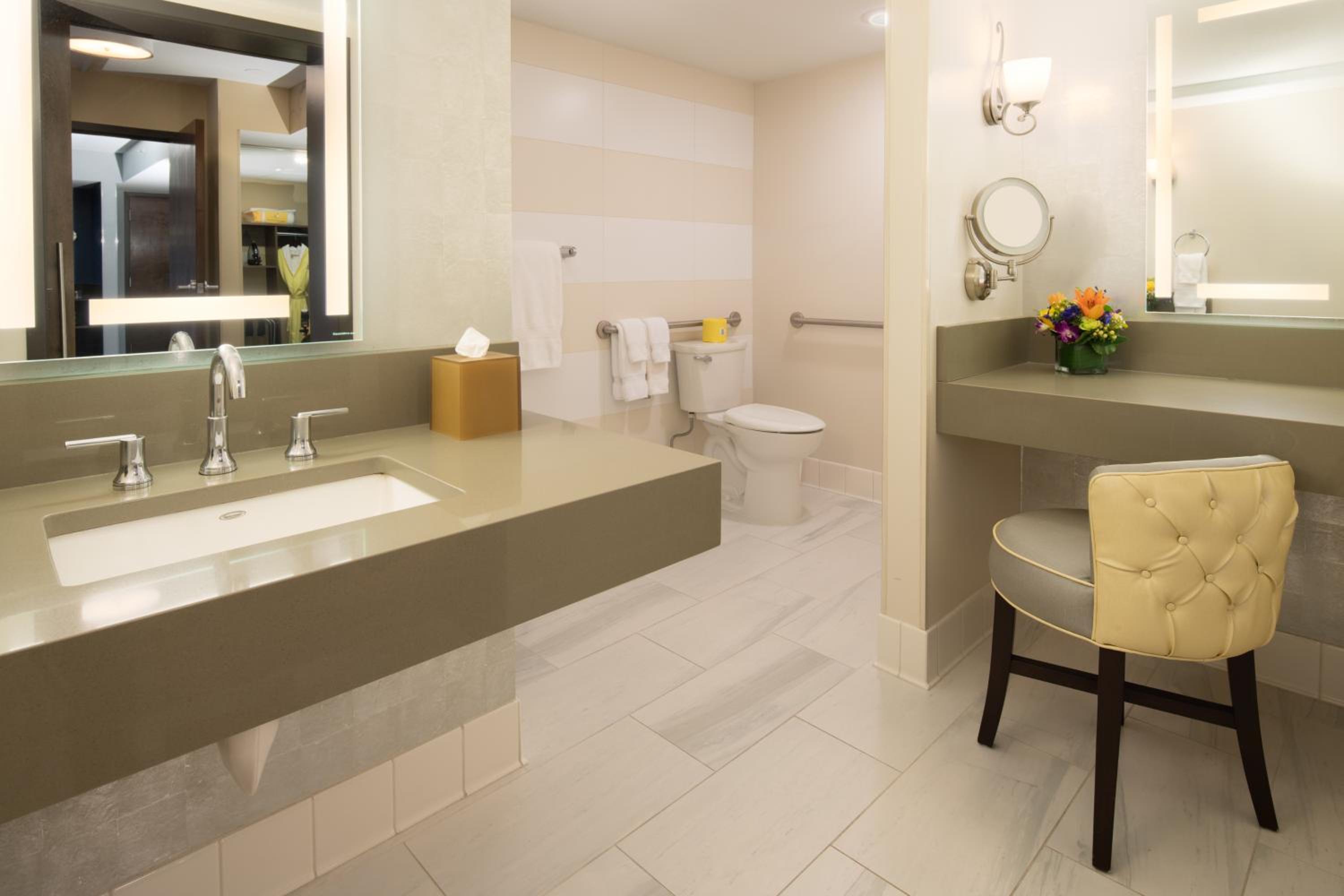Suite of Roses Mobility Accessible w/Roll-in Shower