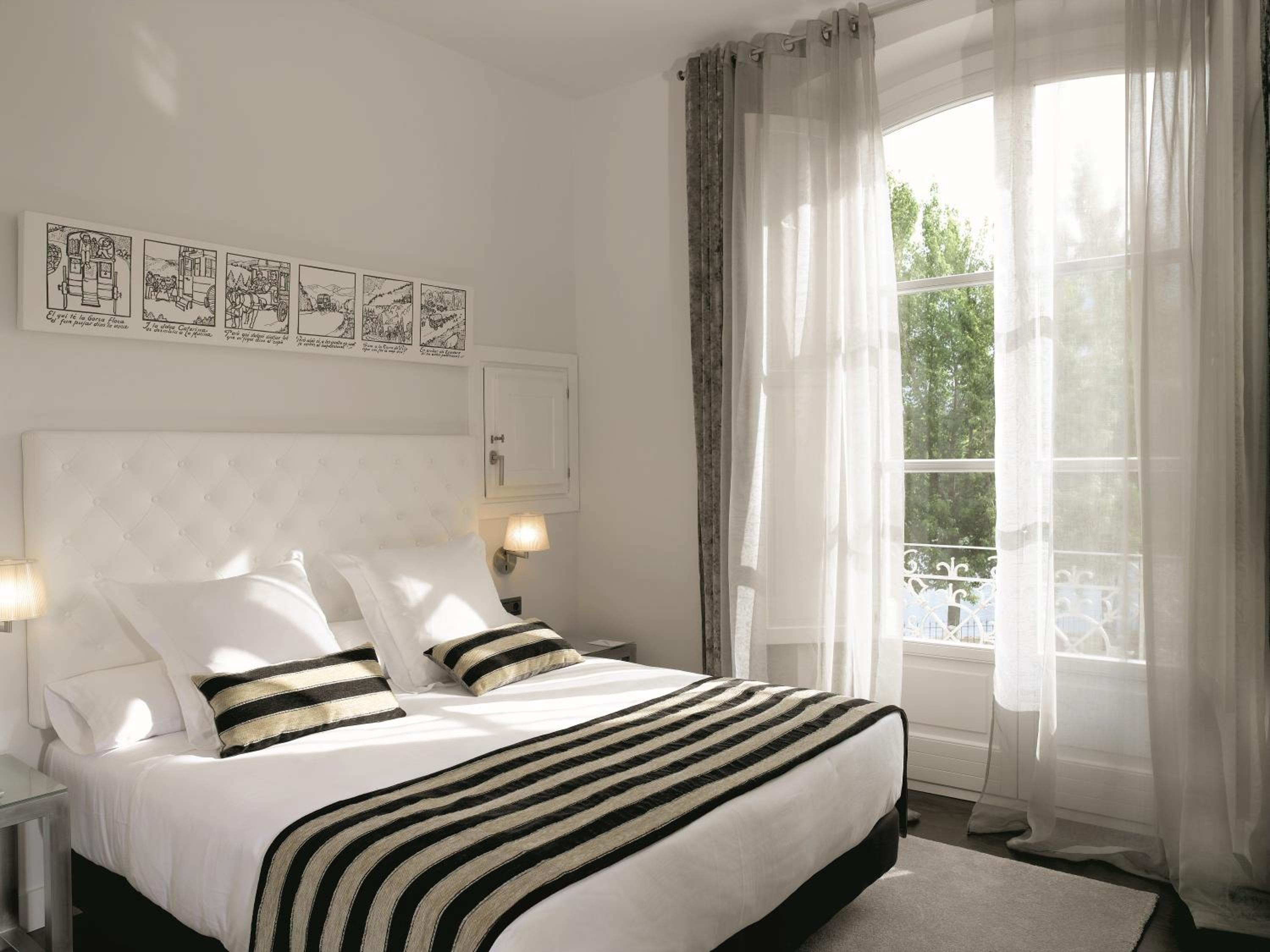 Habitación Superior Doble o con Dos Camas con Vista al Jardín.