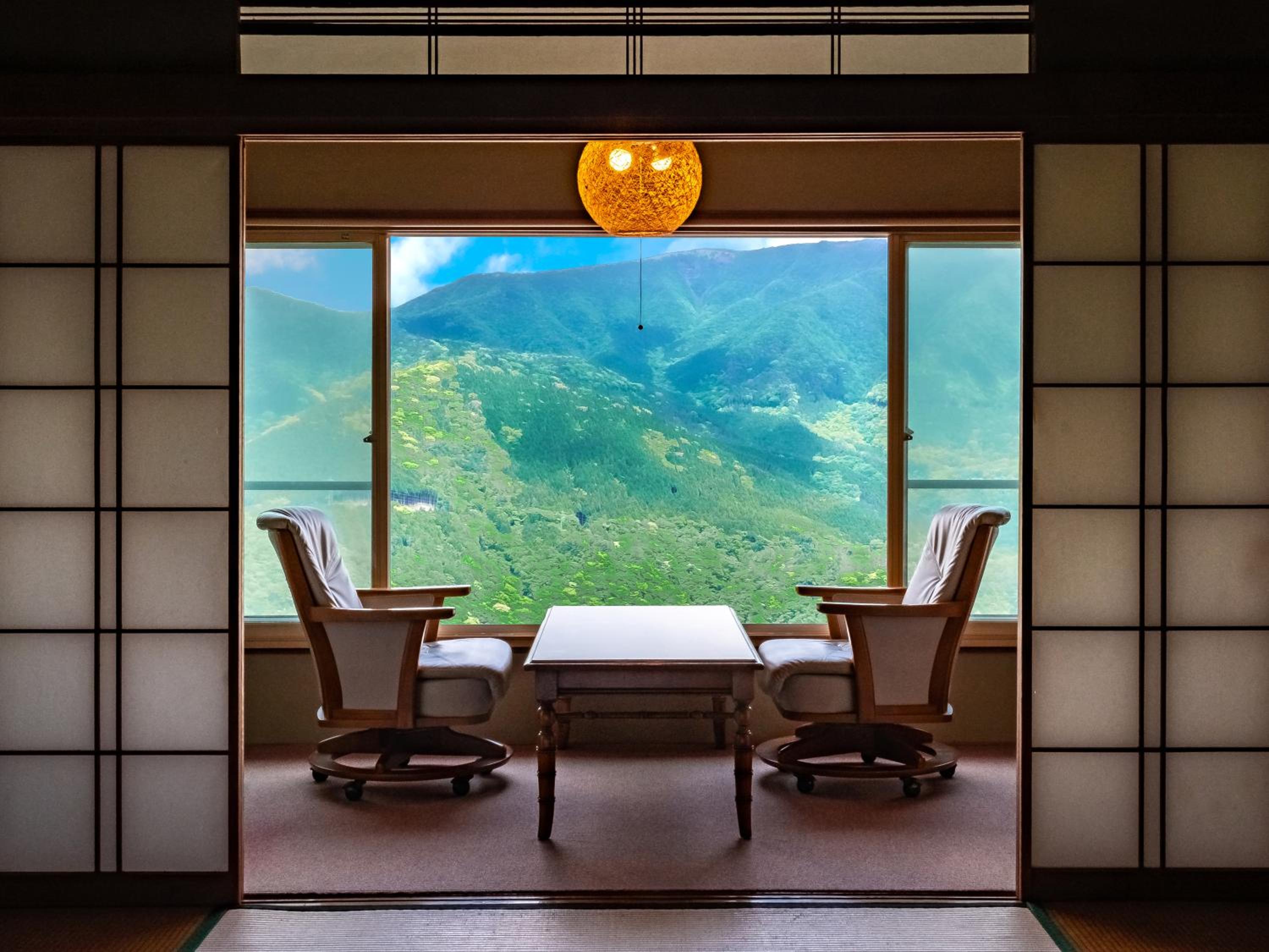 Compact Japanese-Style Room with Mountain View（※2 futon beds or Twin bed） - Photo 4