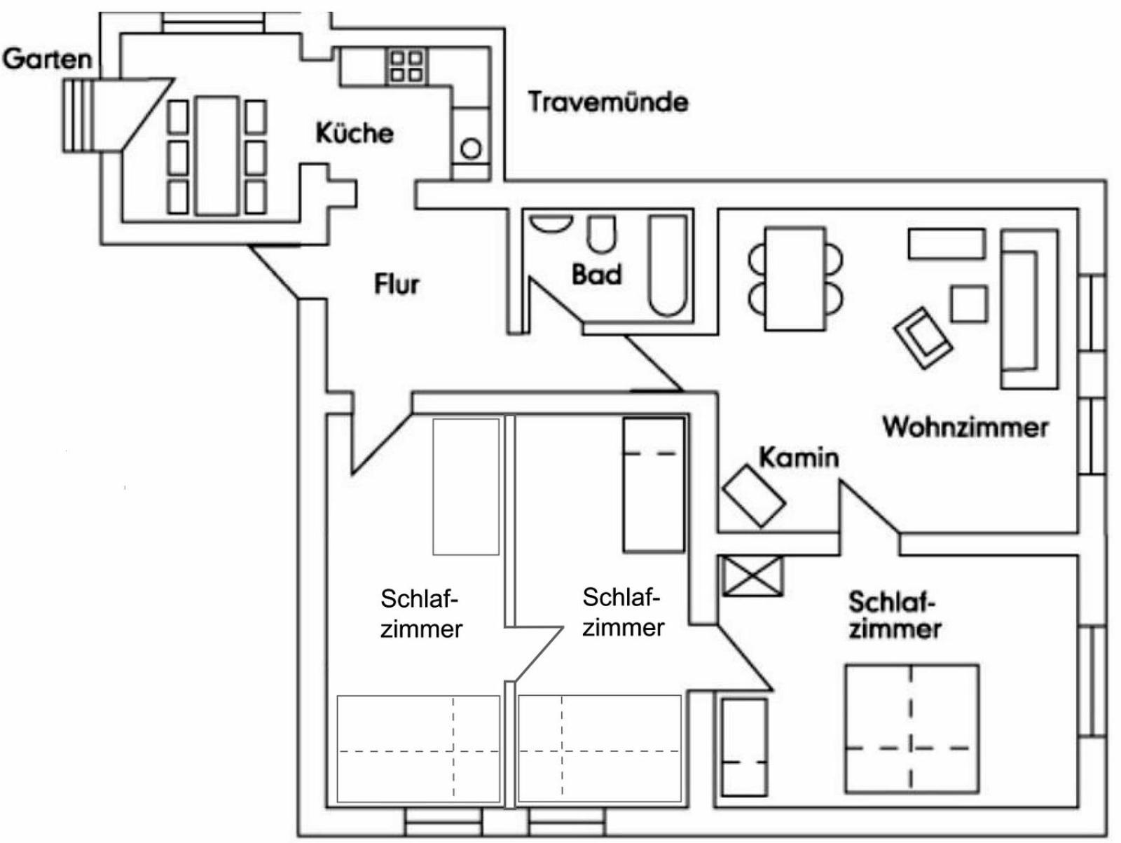 Three-Bedroom Apartment photo 3