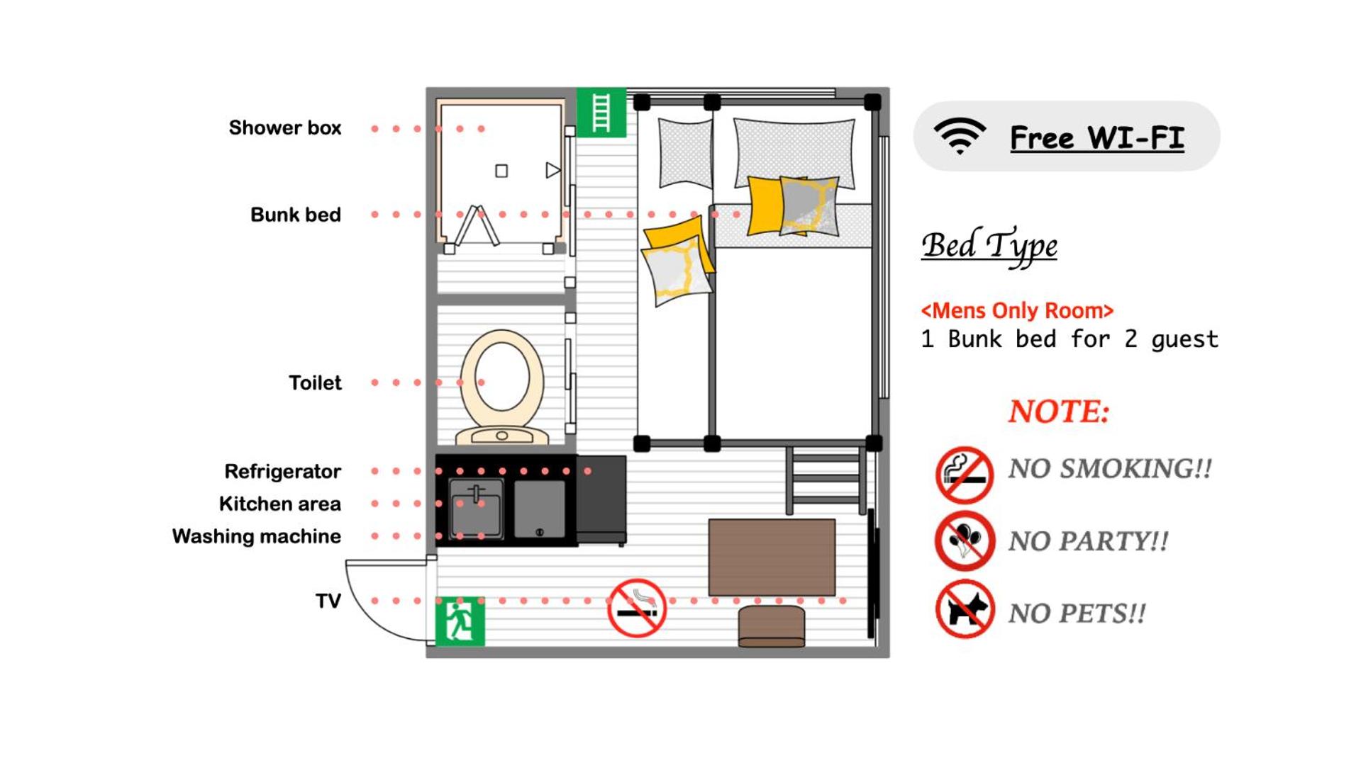 Twin Room with Shower photo 3