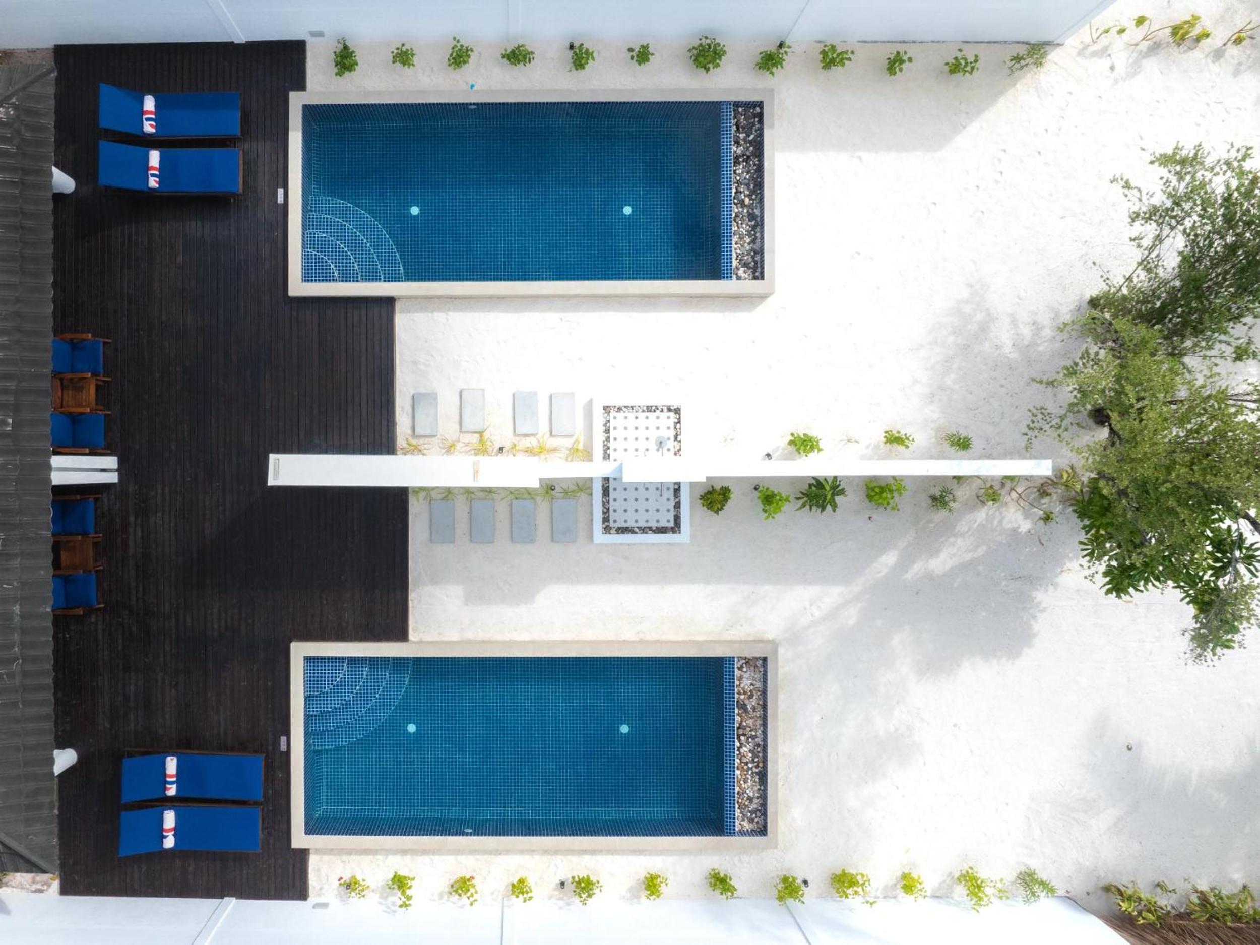 Two Bedroom Beach Pool Villa with 2 Pools
