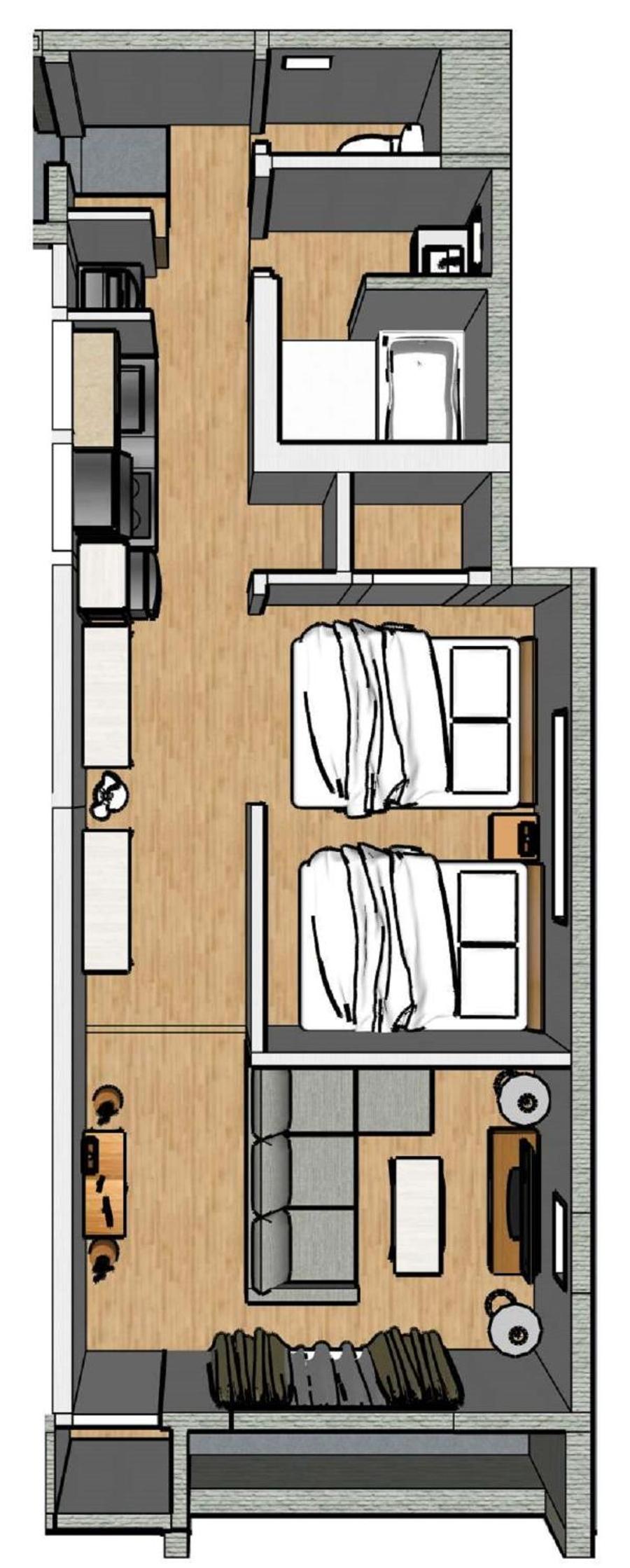 One-Bedroom Apartment photo 1