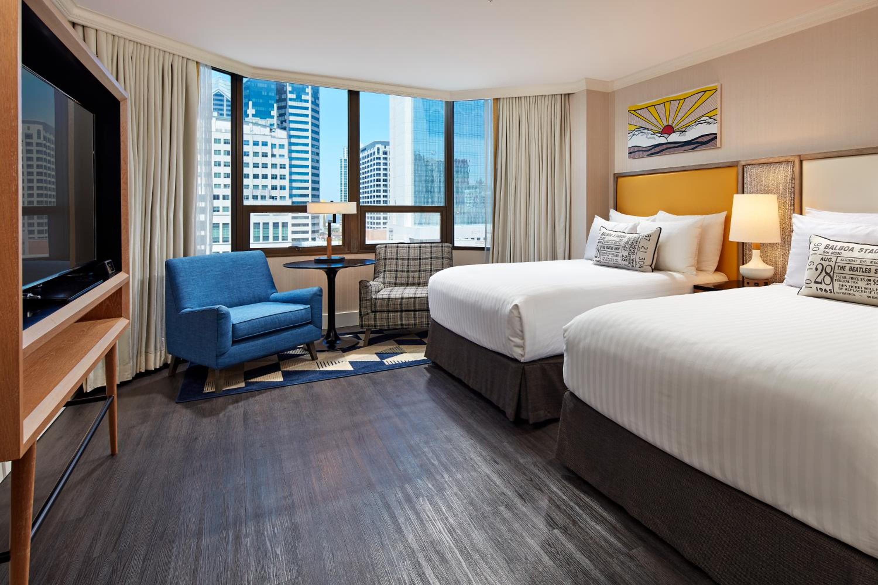 Fab Two Doubles Room at The Bristol Hotel San Diego in San Diego
