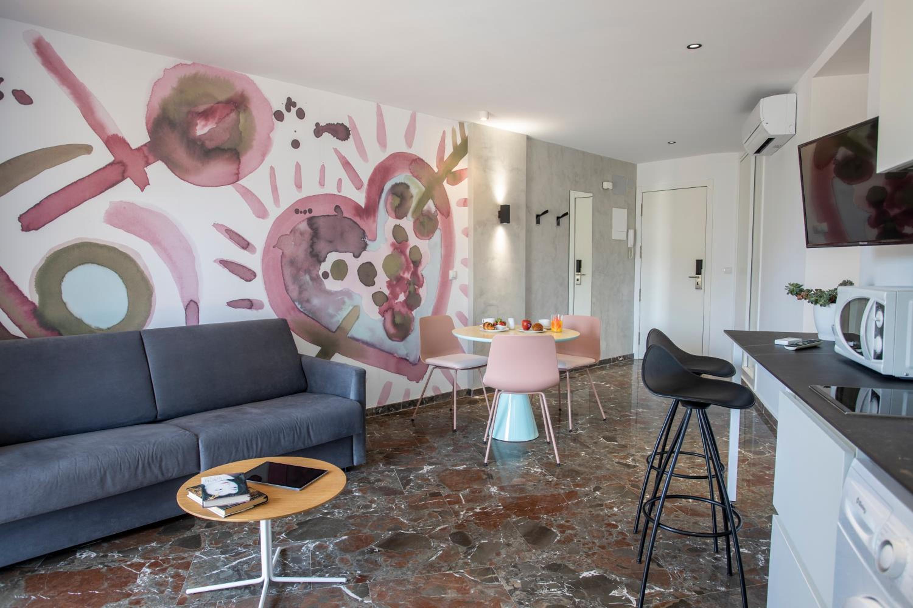 Apartamento de dos habitaciones
