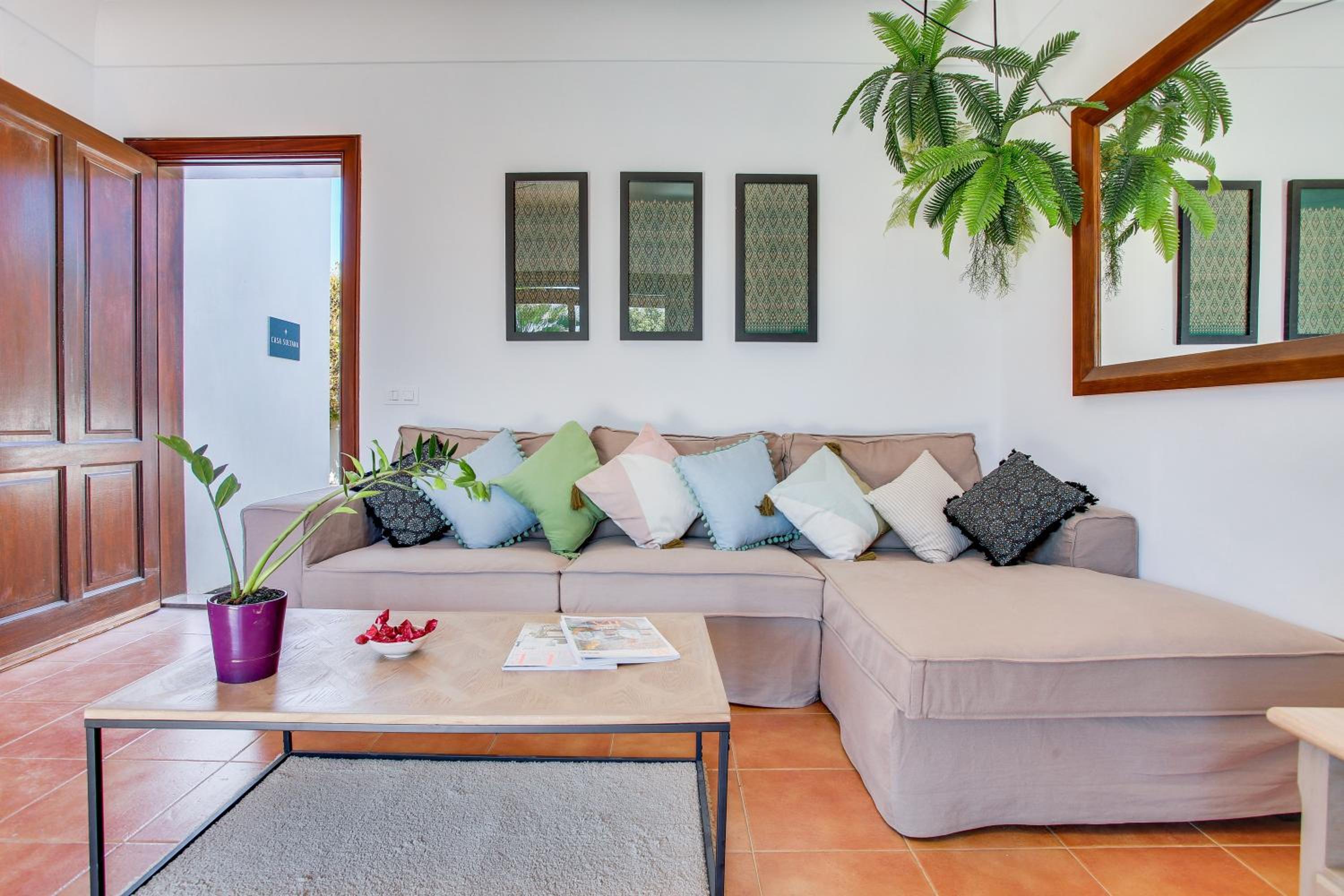 Villa con vistas al jardín