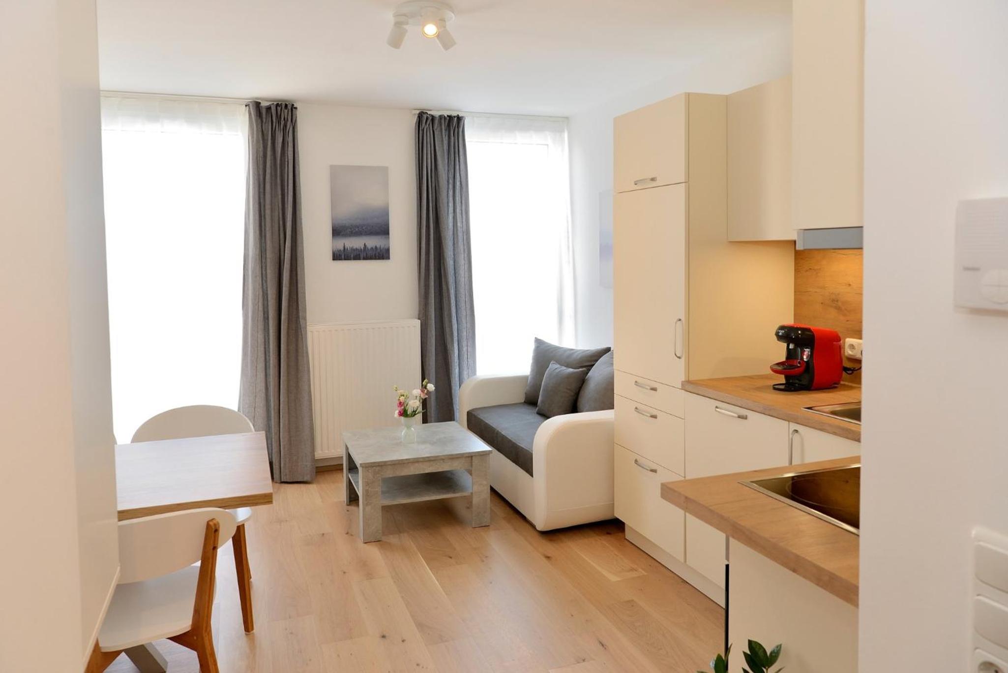 One-Bedroom Apartment with Garden View
