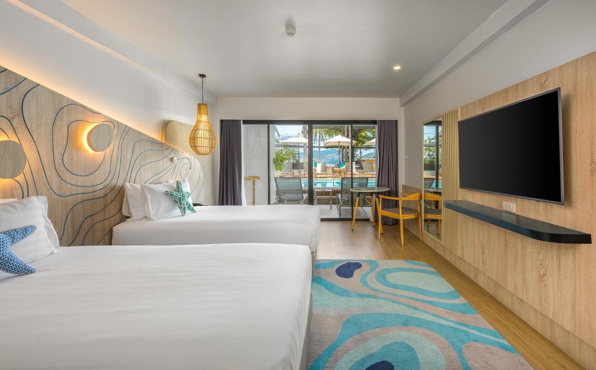 Deluxe Double or Twin Room with Pool Access Terrace - Photo 1