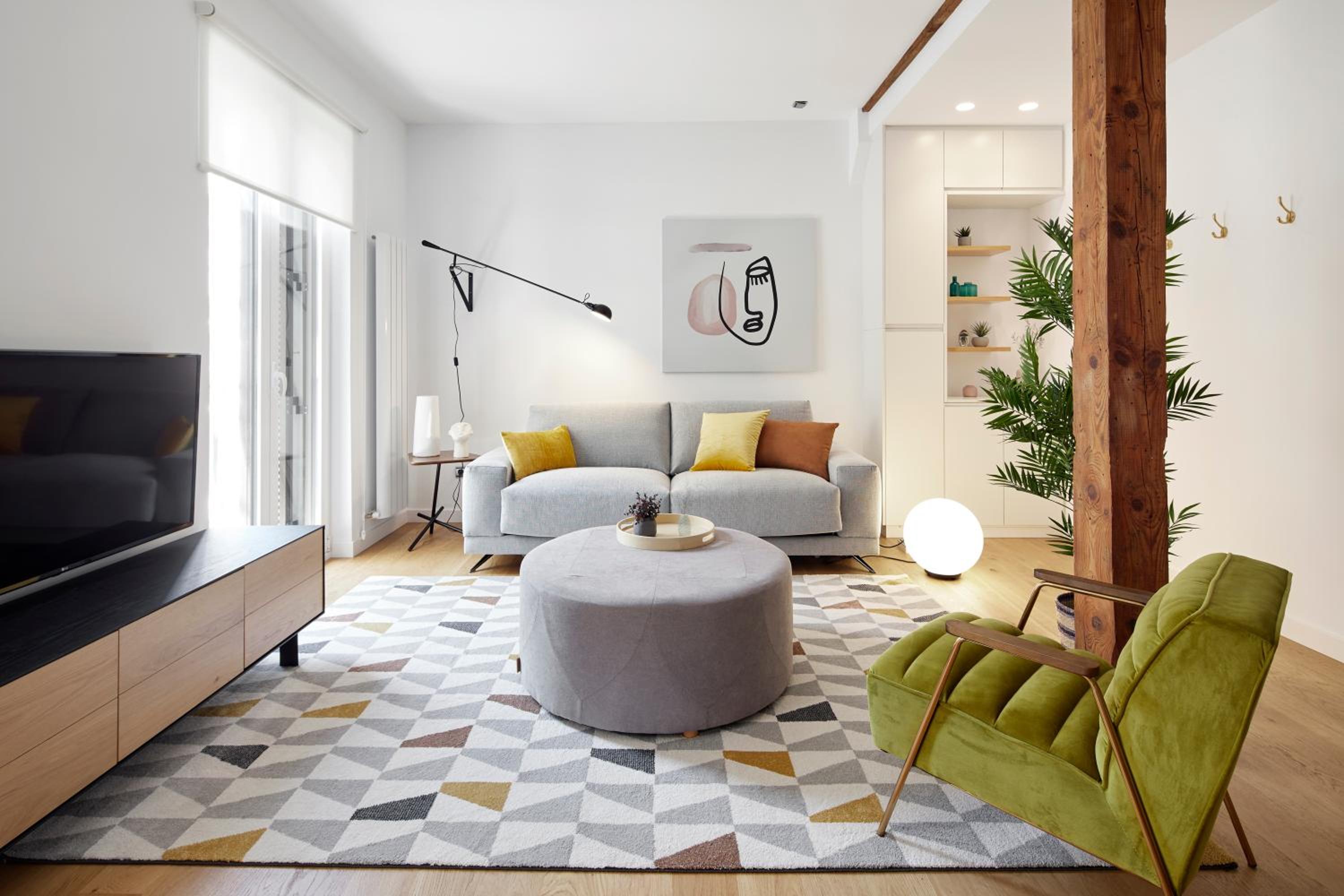 Apartamento de dos habitaciones
