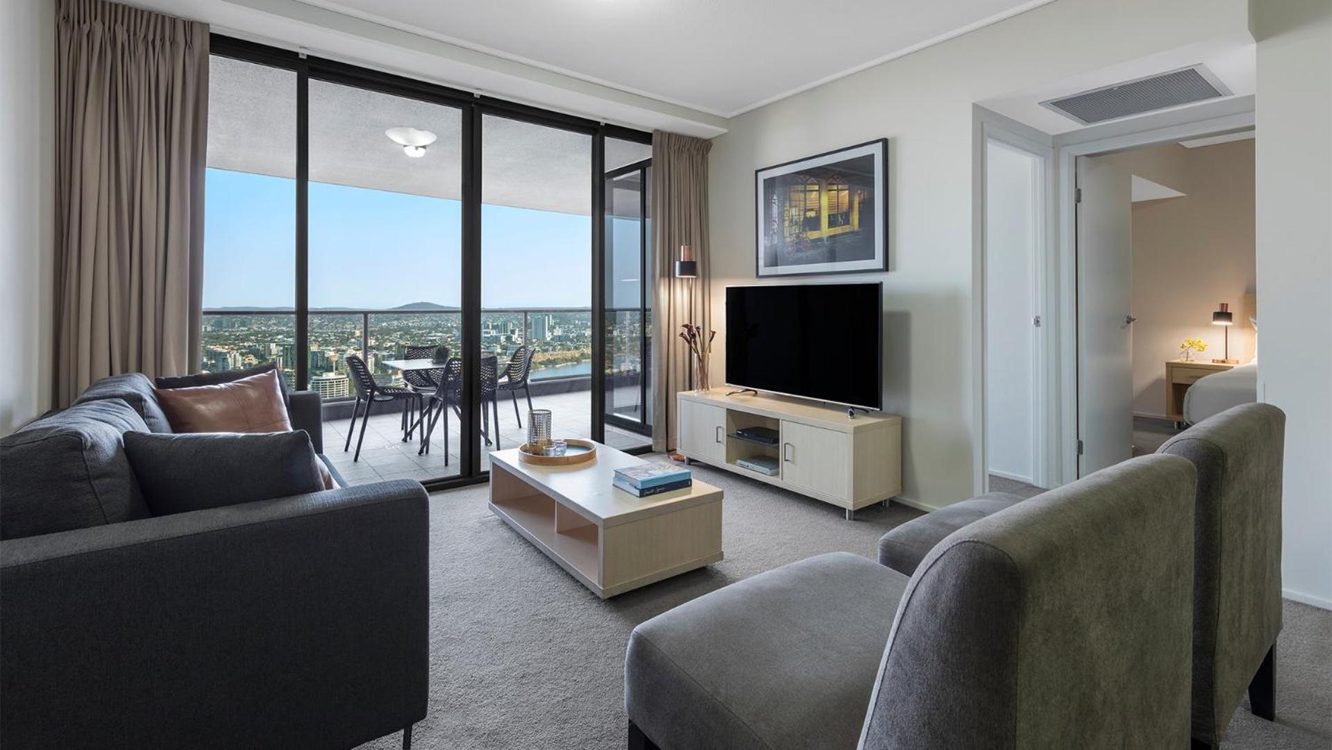 Executive Two-Bedroom Apartment with River View