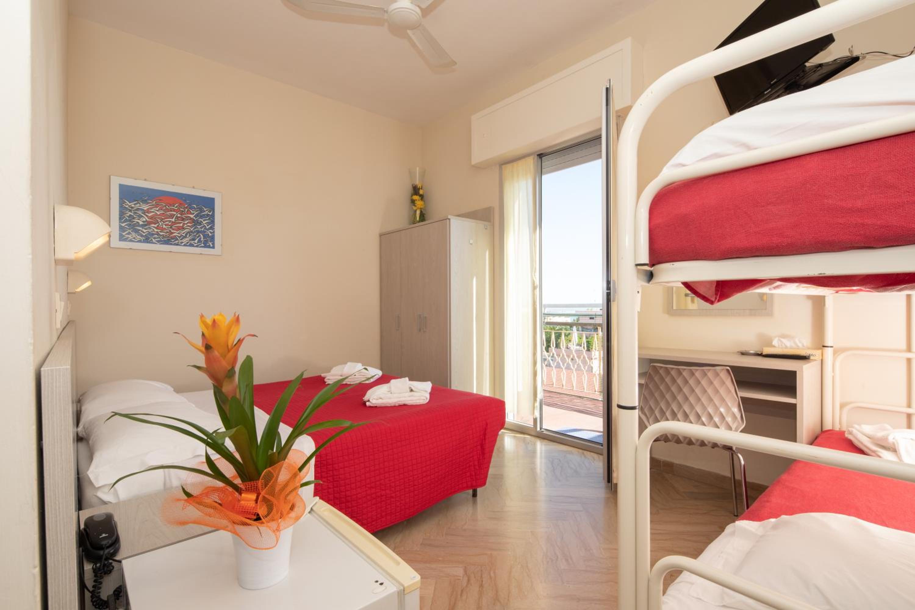Quadruple Room with Balcony