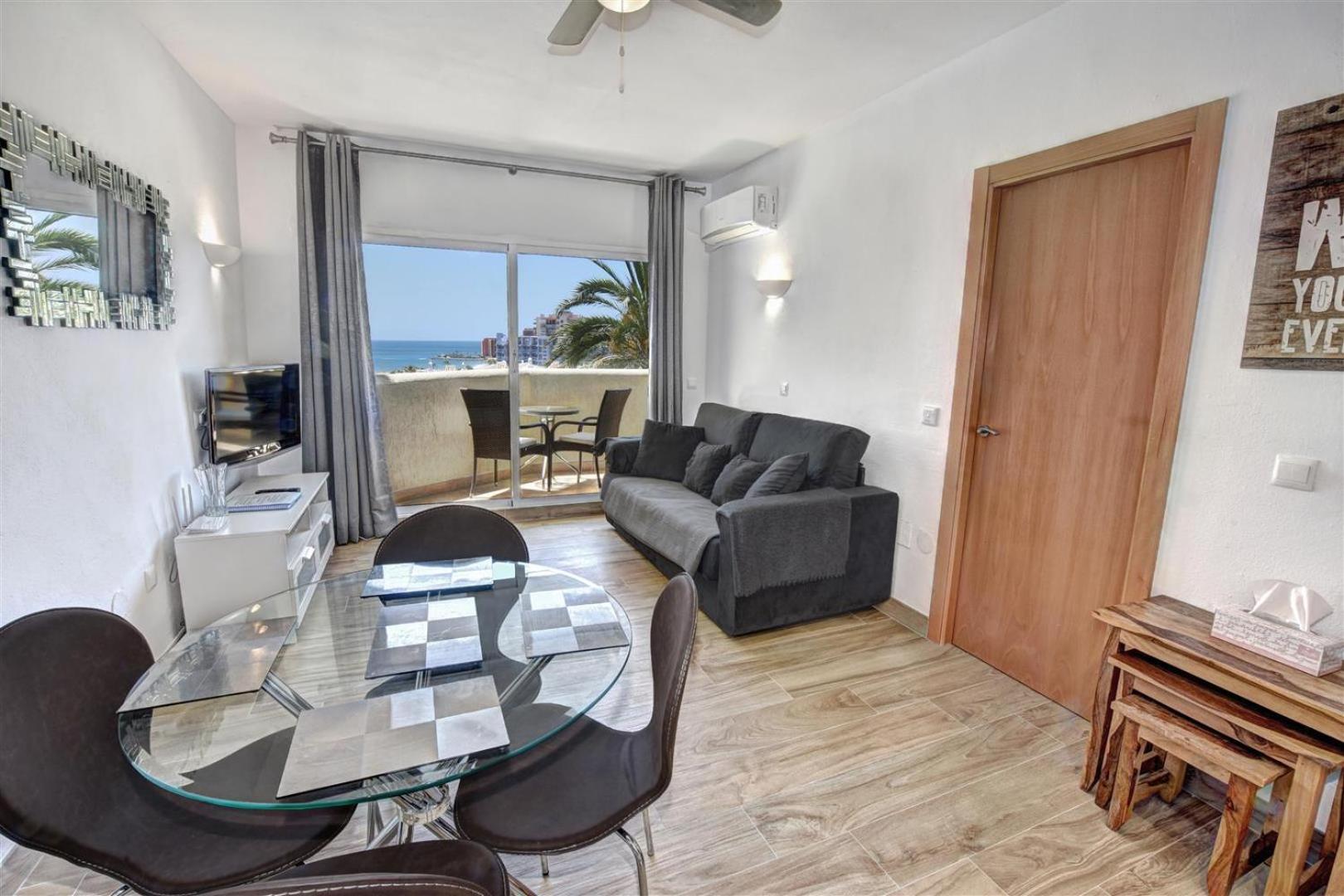 Apartamento con vista al mar