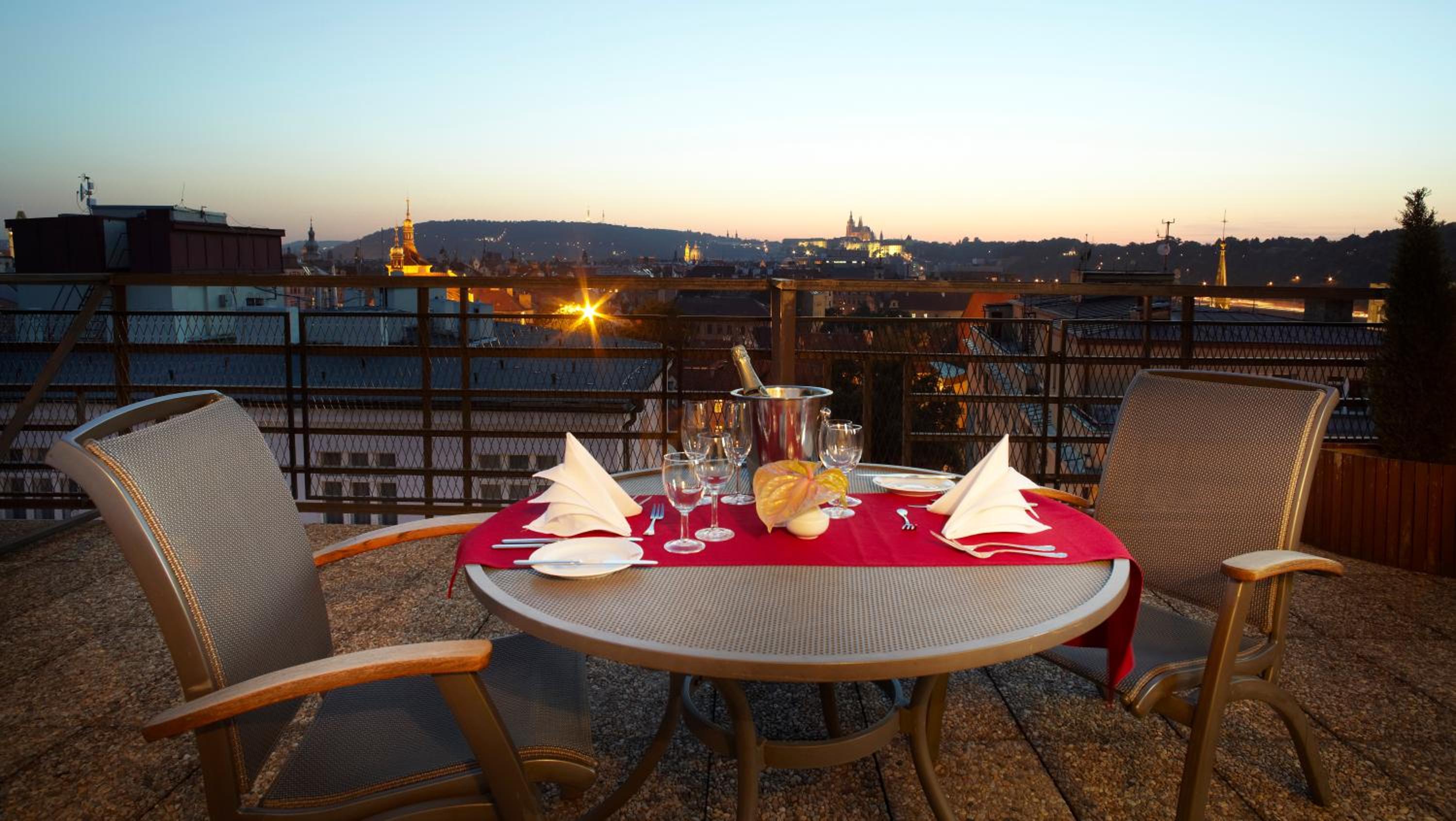 Roof top terrace suite