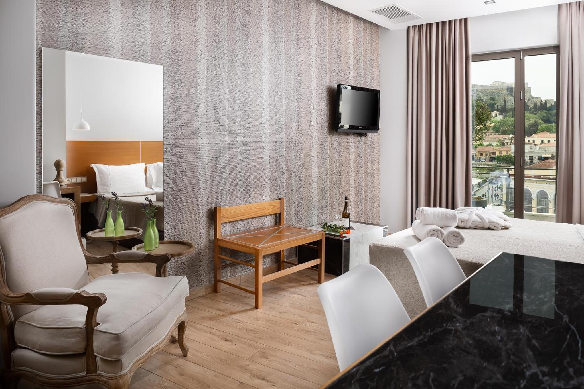 Deluxe Double Room with Acropolis View photo 1