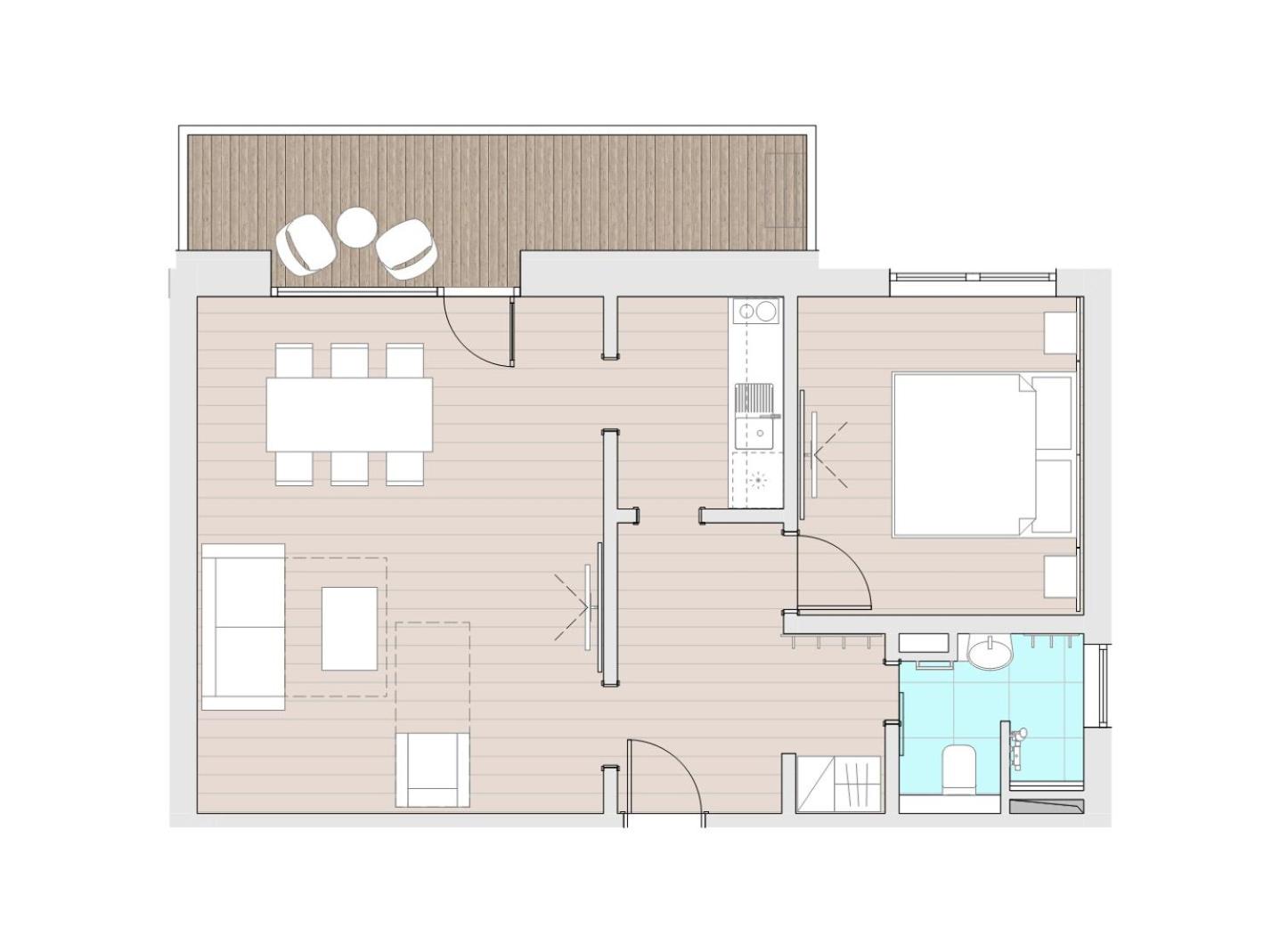 Apartment with Balcony - Photo 6