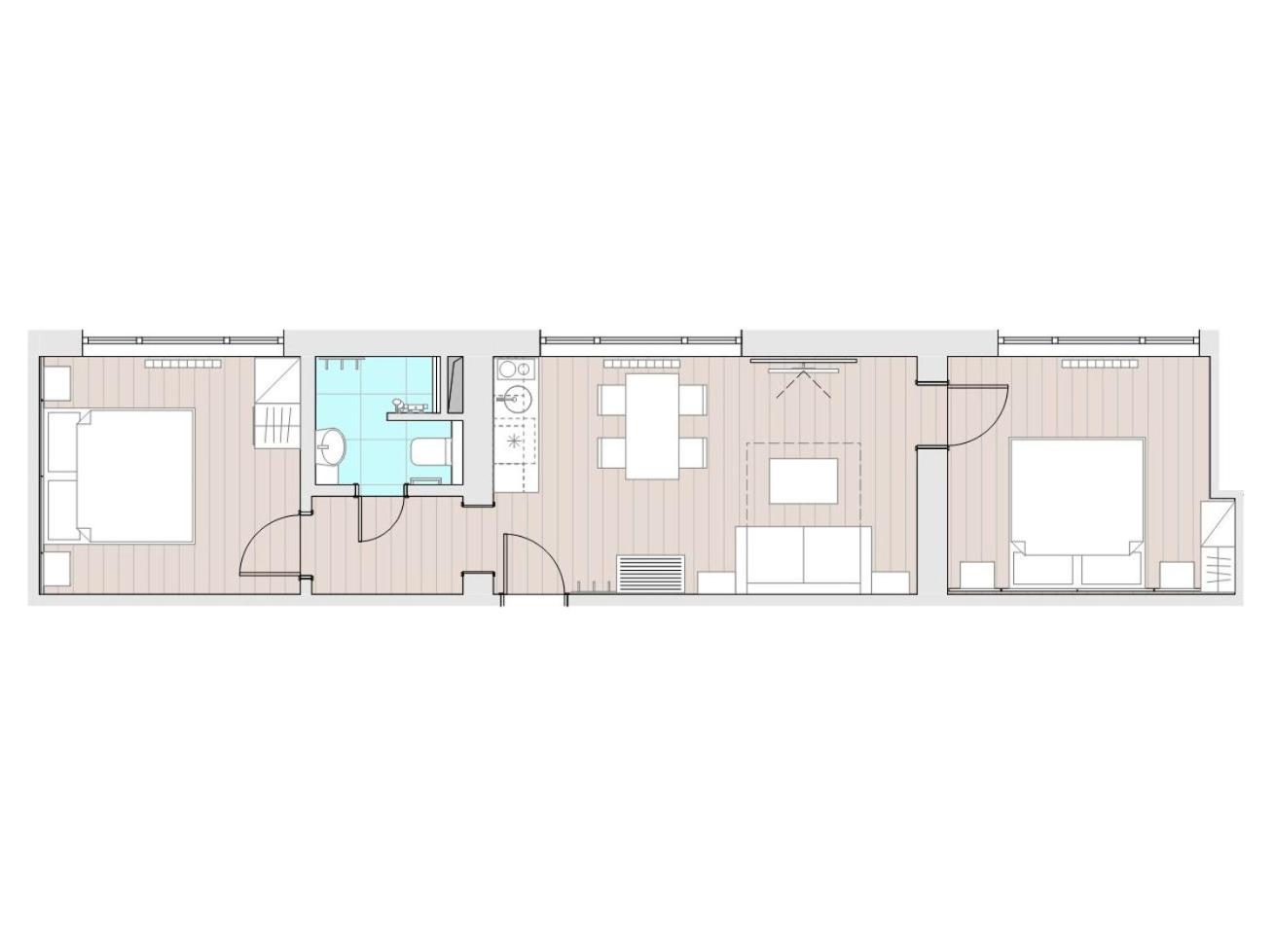 Two-Bedroom Apartment - Photo 3