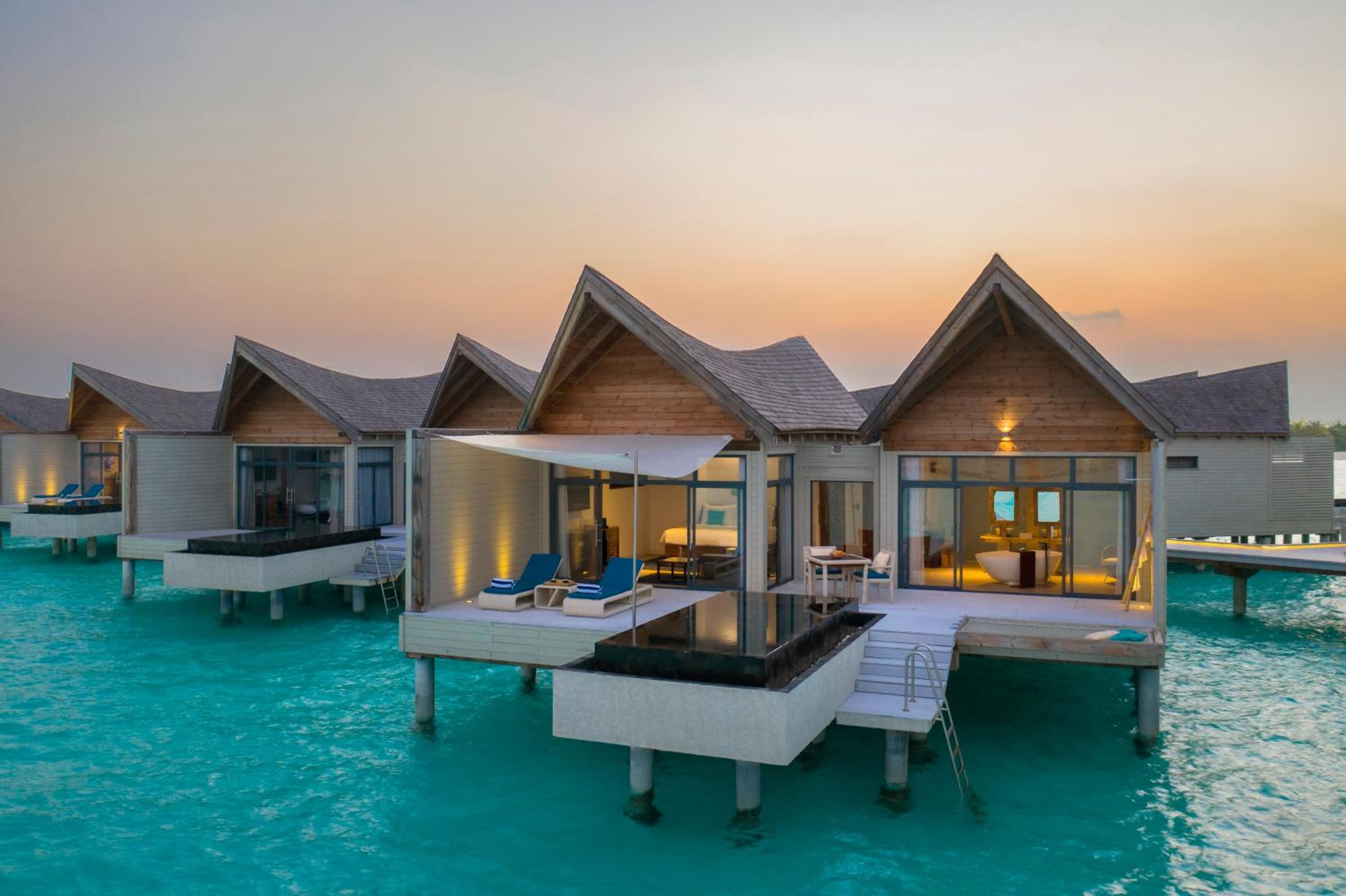 Overwater Pool Villa Lagoon, see-through floor, infinity pool, daily free flow chocolate hour, free snorkeling gear & non-motorized water sports photo 3