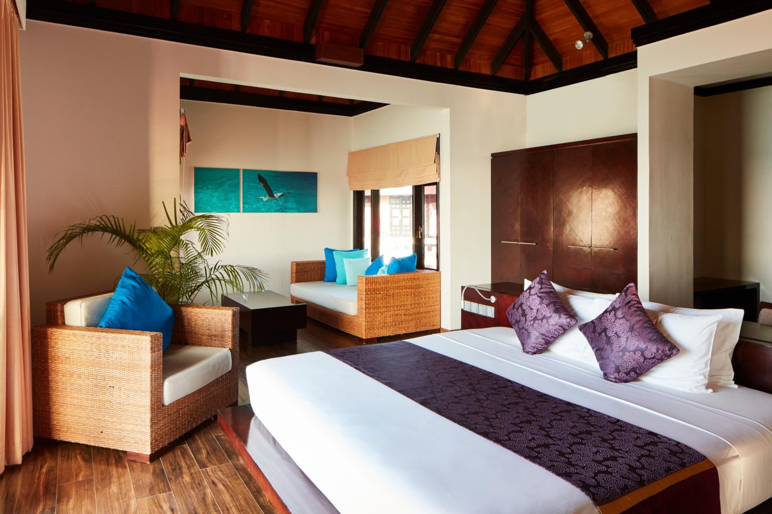 Villa sobre a água - Transfer gratuito, 2 pessoas, mínimo de 7 noites.