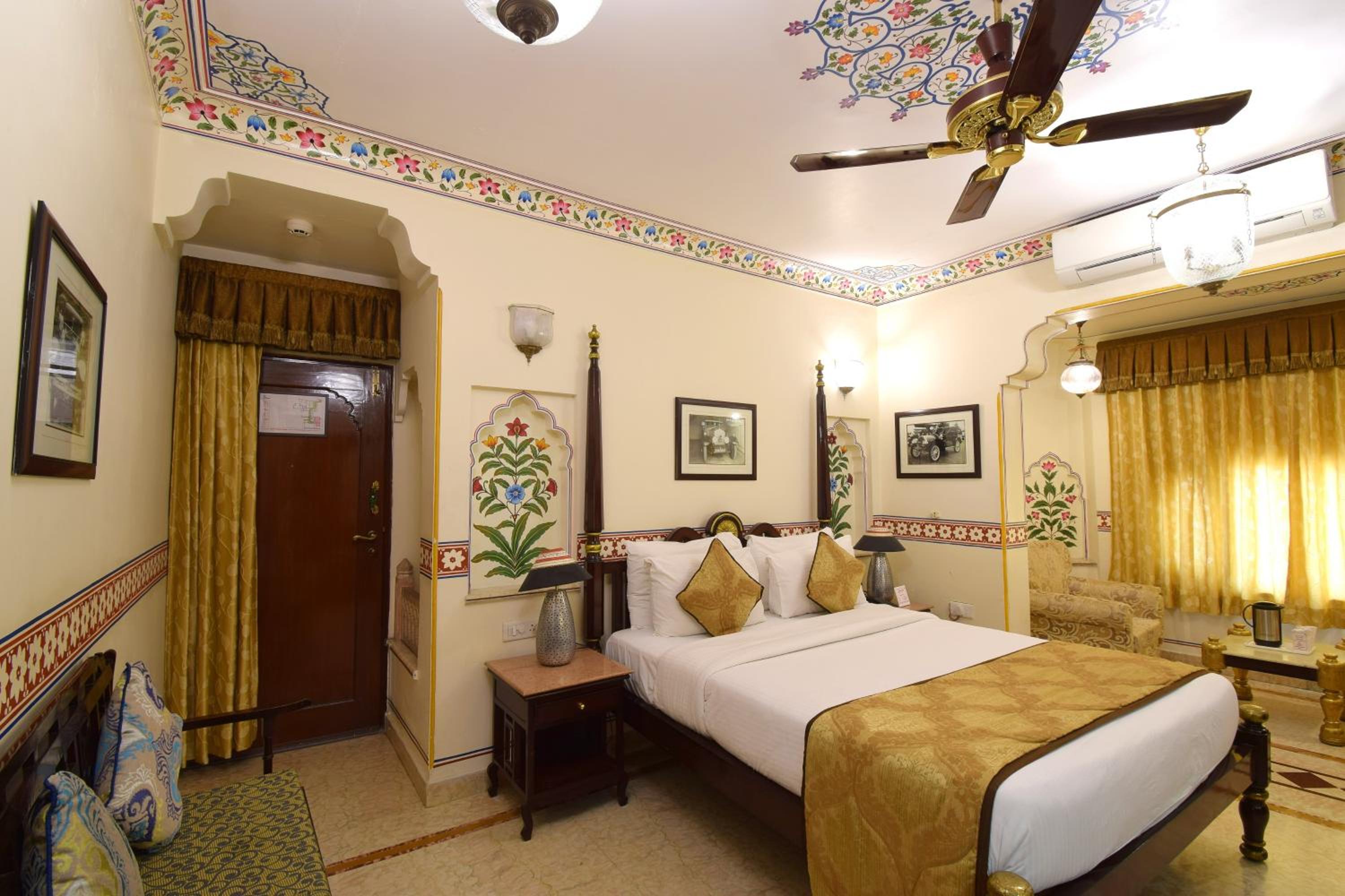 Royal Deluxe Double Room with Car and Chauffeur, Free pickup on arrival from train or bus station, daily Rajasthani dance & music show from 7–9 PM, swimming pool, and a dedicated travel desk to assist with local sightseeing tours and activities - Photo 15