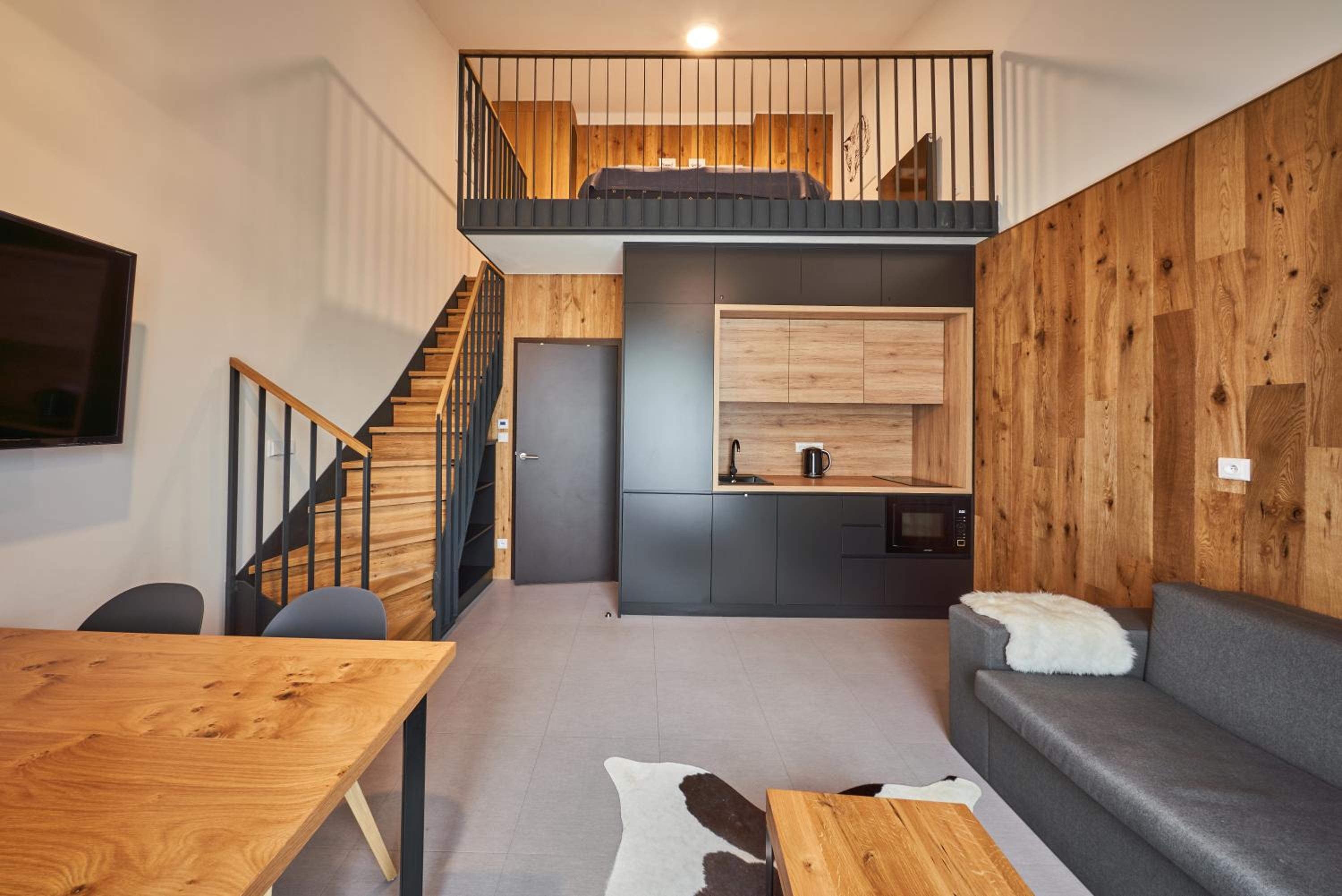 Duplex Studio with Gallery
