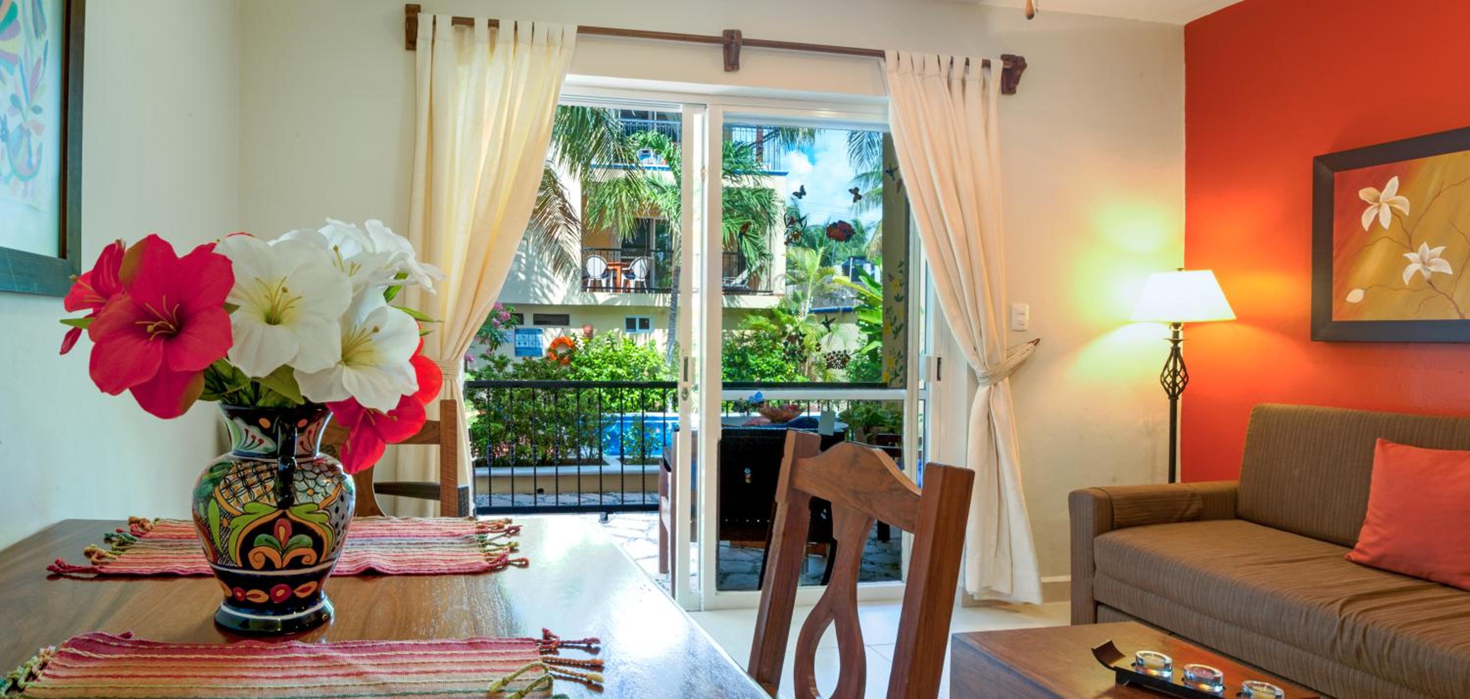 One bedroom apartment with garden View