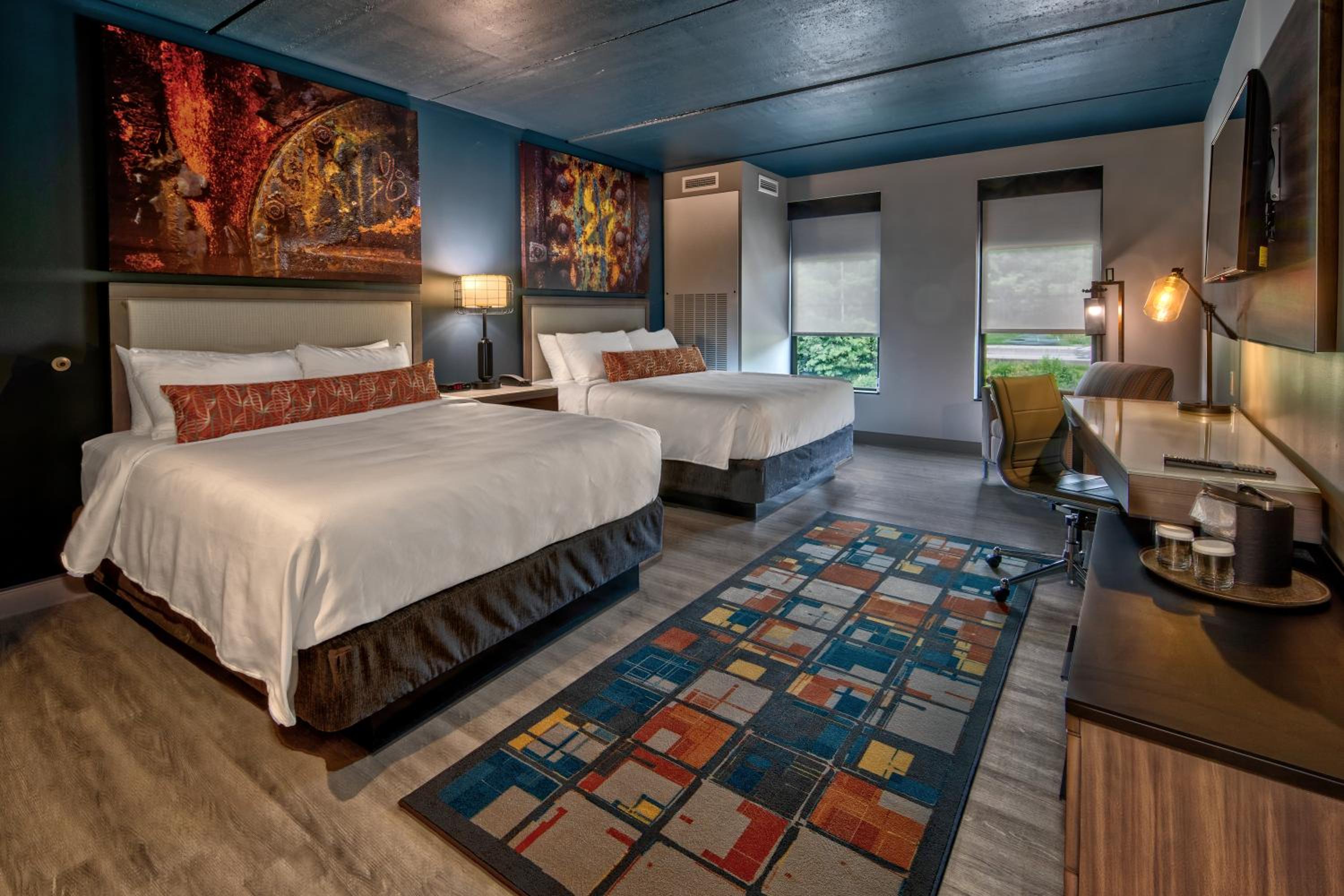 Premium Queen Room with Two Queens and One Sofa Bed
