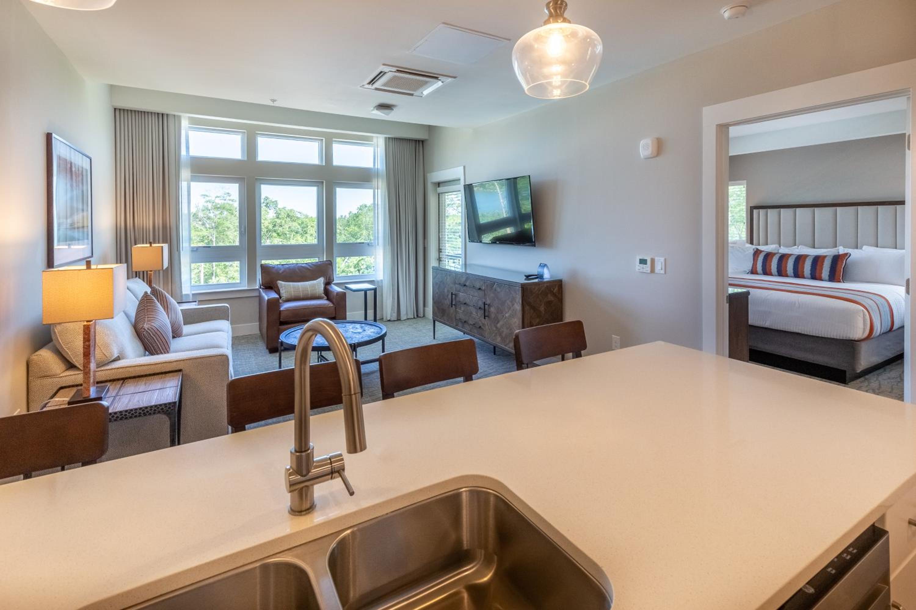 1 Bedroom Suites with Kitchen, Lakeside View, and King Bed