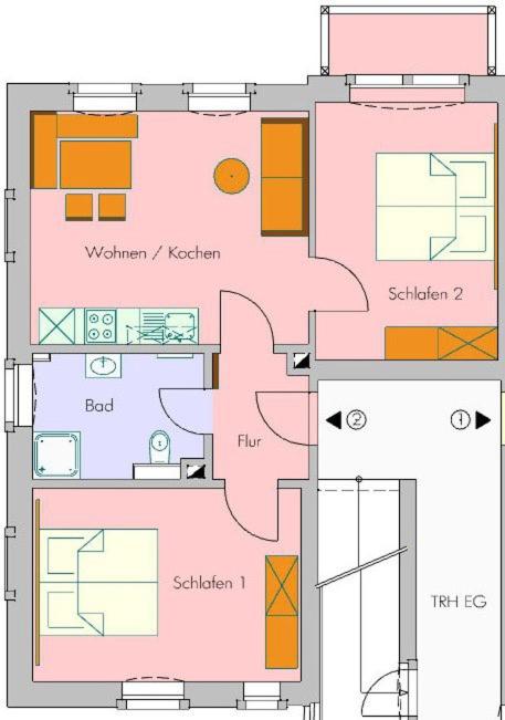 Two-Bedroom Apartment photo 2