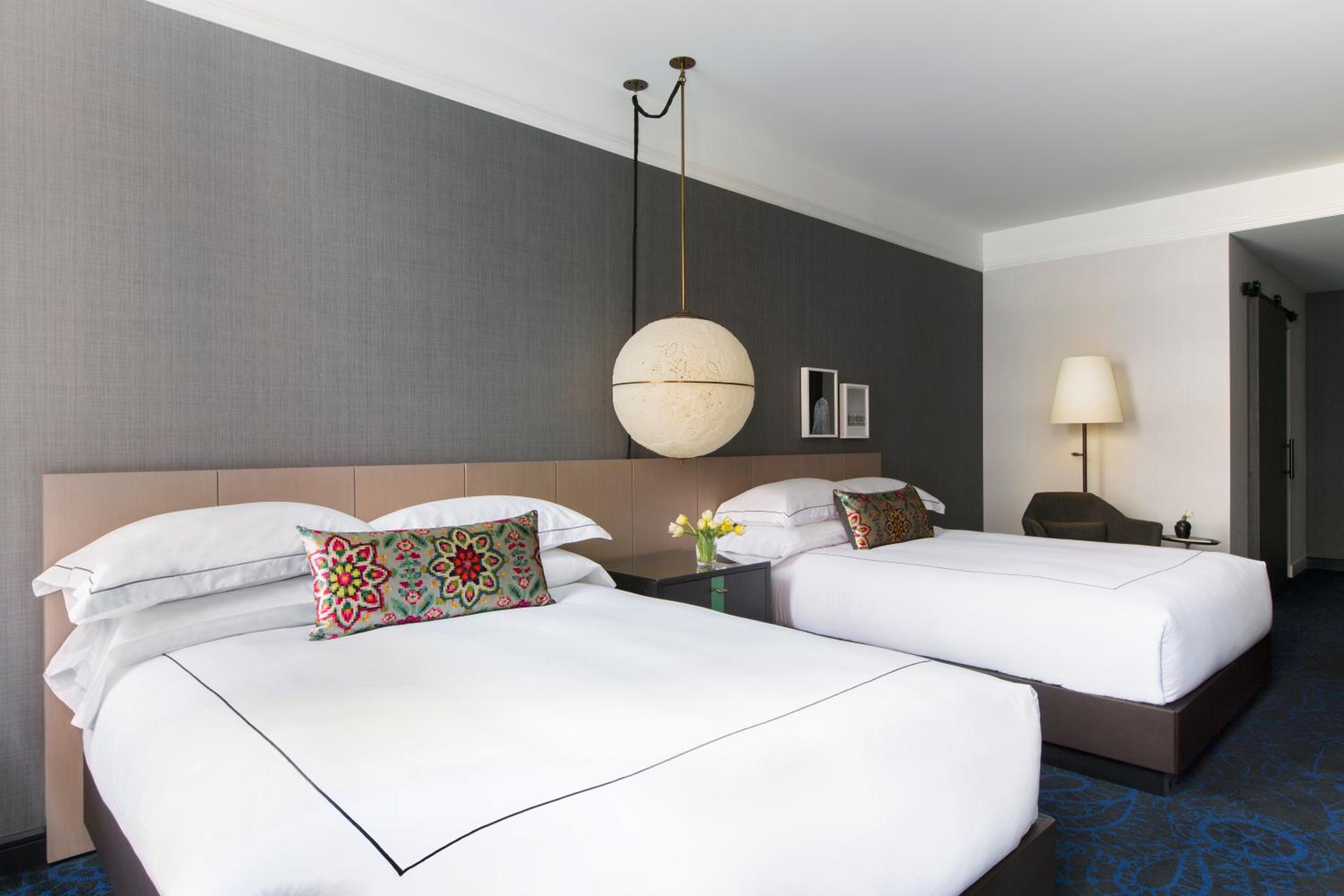 Premium Queen Room with Two Queen Beds and Walk-In Shower
