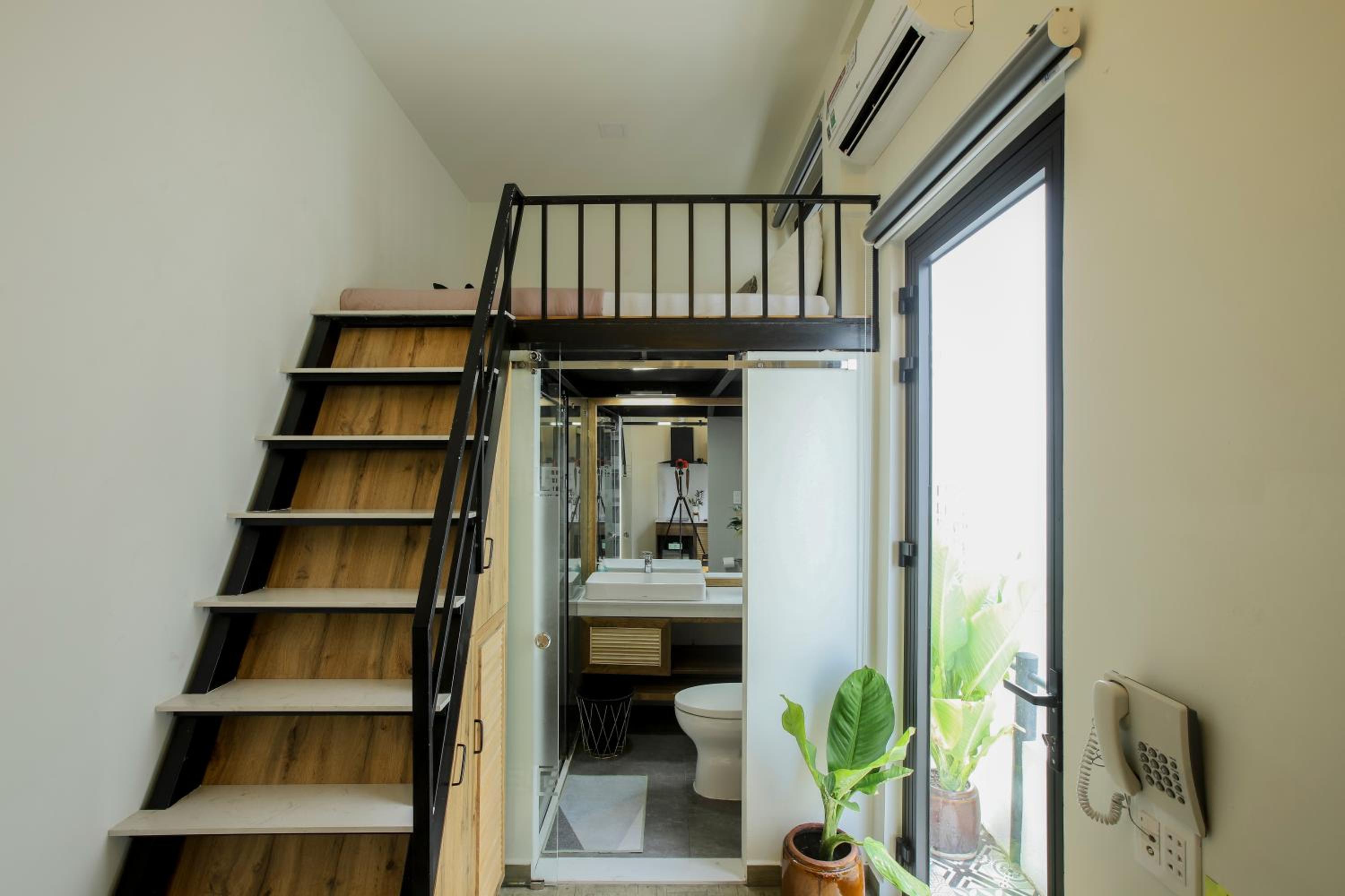 Studio with Balcony