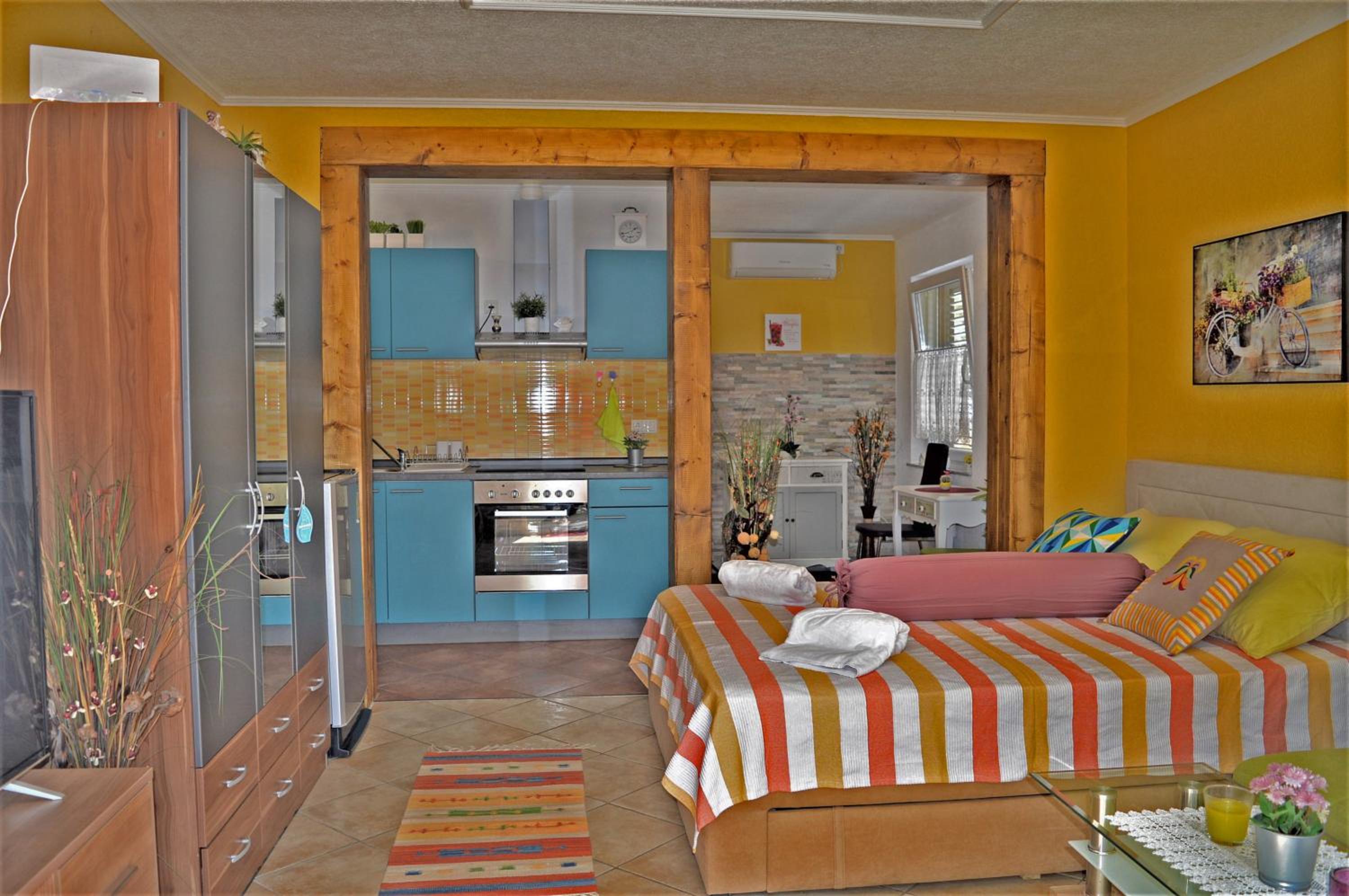 Studio with Pool View