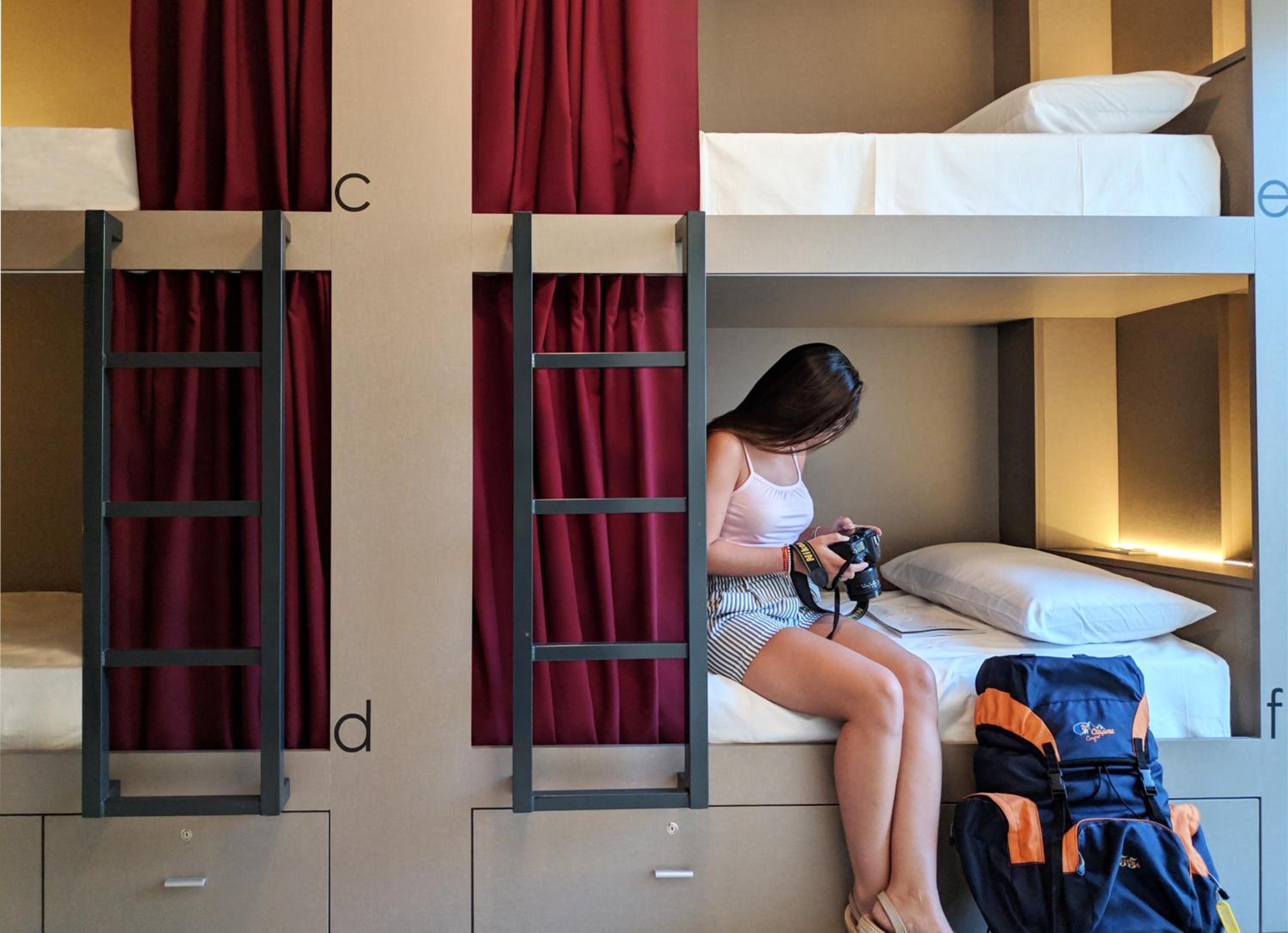 Bed in 6-Bed Female Dormitory Room photo 2