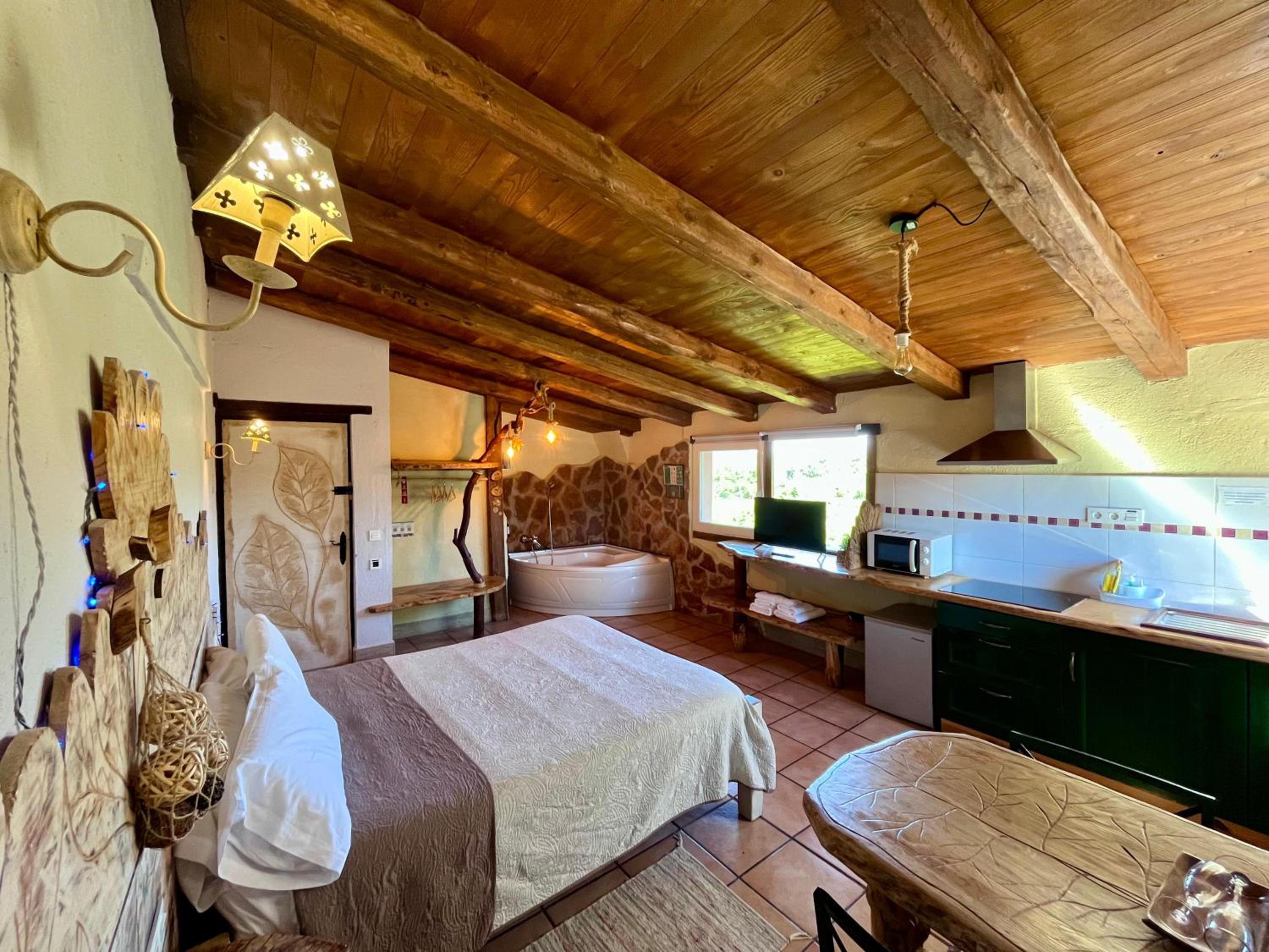 Deluxe One-Bedroom Apartment with Garden View