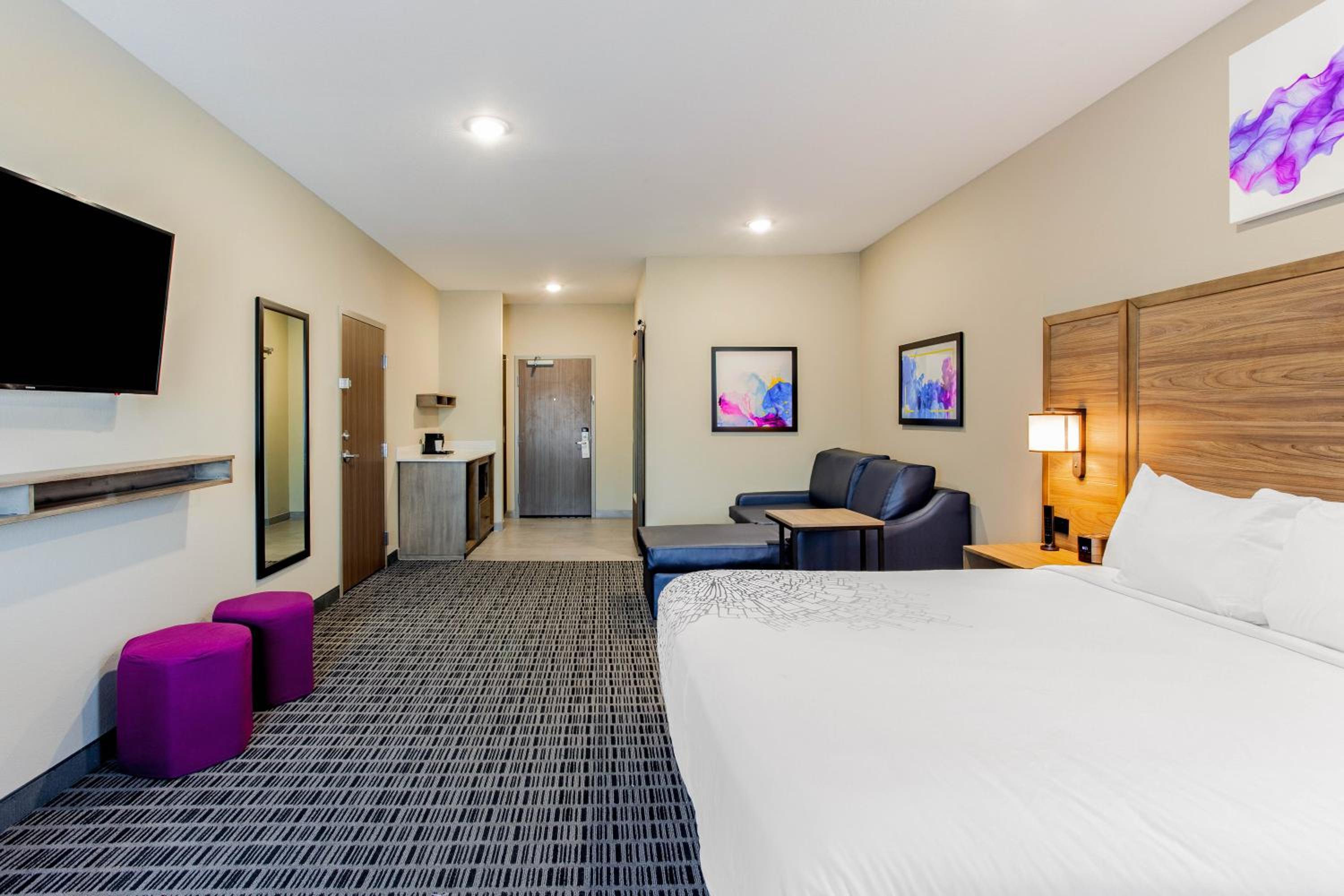 1 King Bed, Deluxe Mobility/Hearing Accessible Room, Roll-In Shower, Non-Smoking - Photo 5