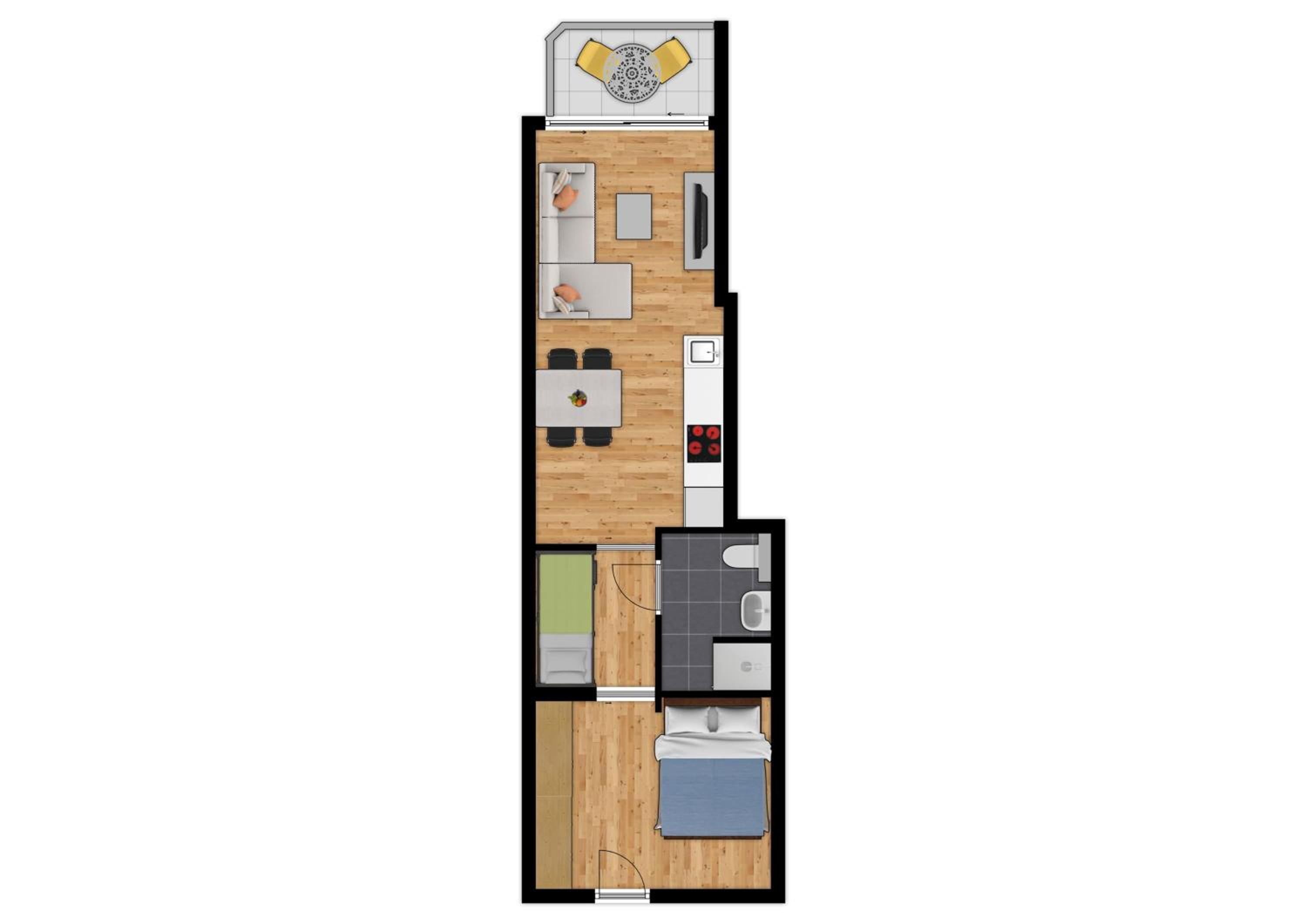 One-Bedroom Suite With City View | 2 Adults - 2 Children