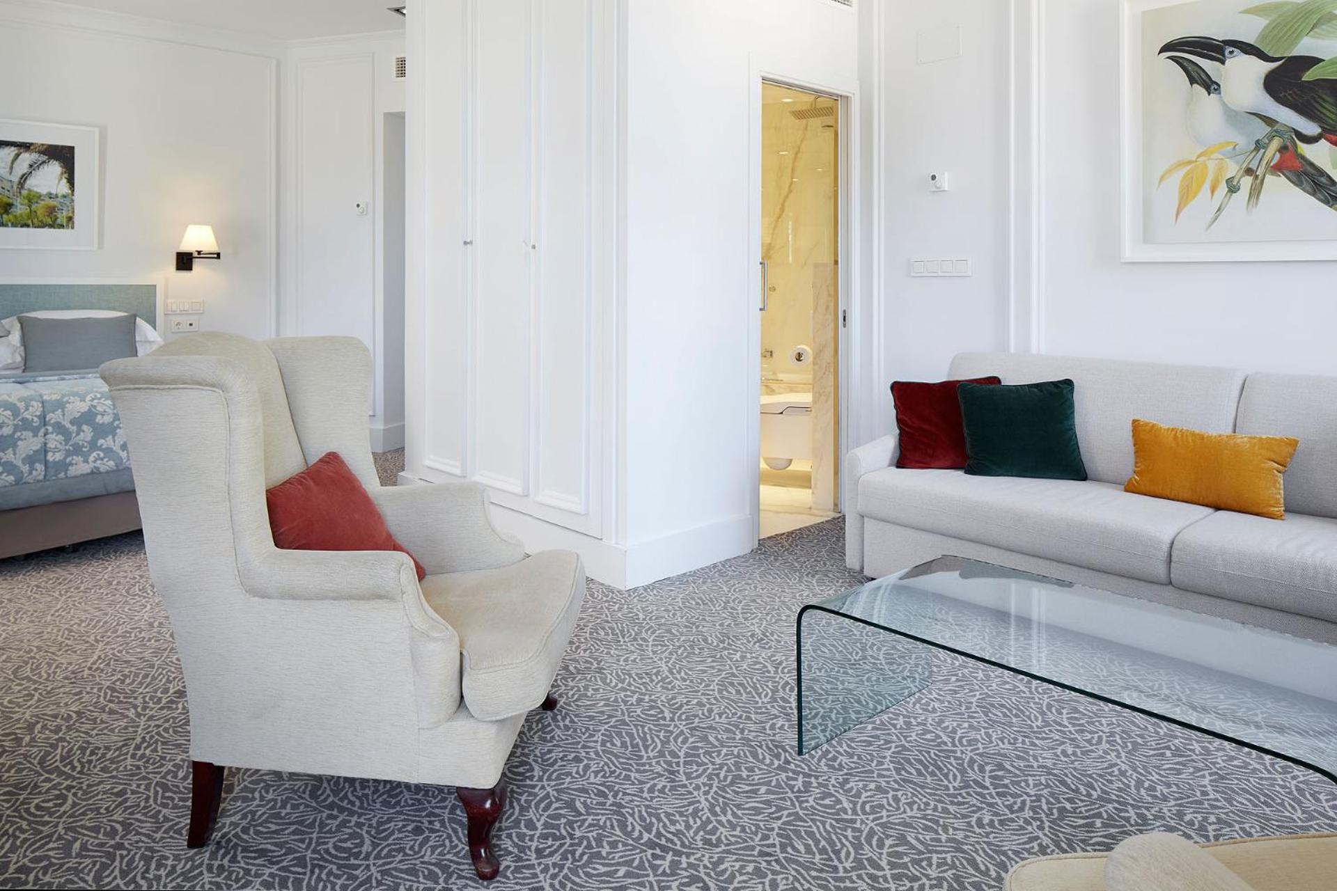 Suite Junior con vista al mar.