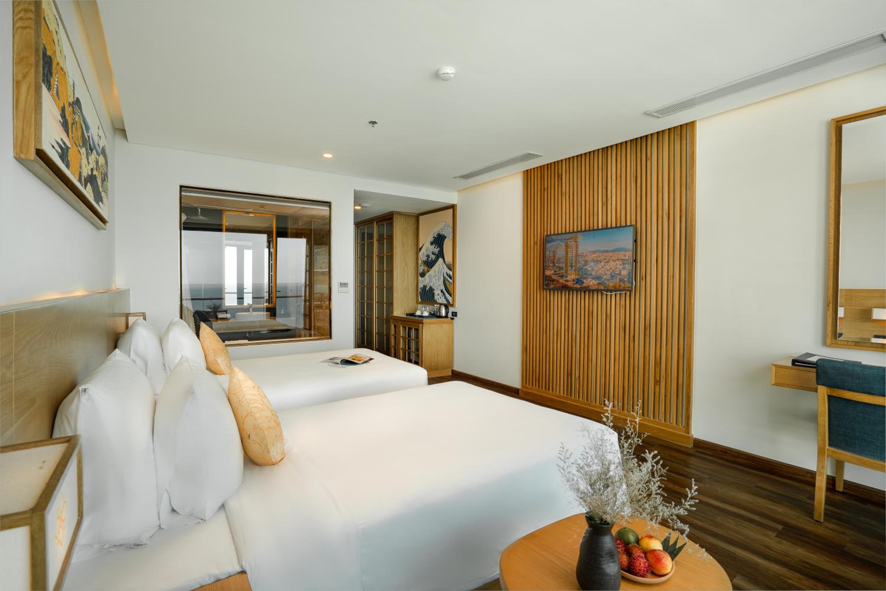 Special Offer - Deluxe Twin Room with Balcony and Sea View - Photo 3