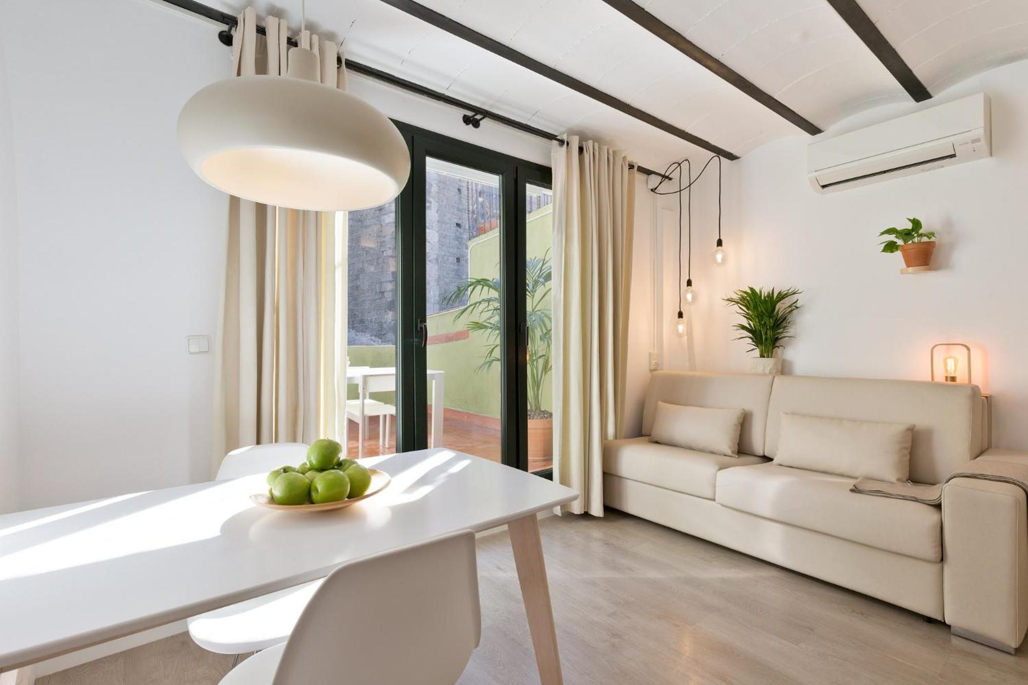 Estudio con terraza